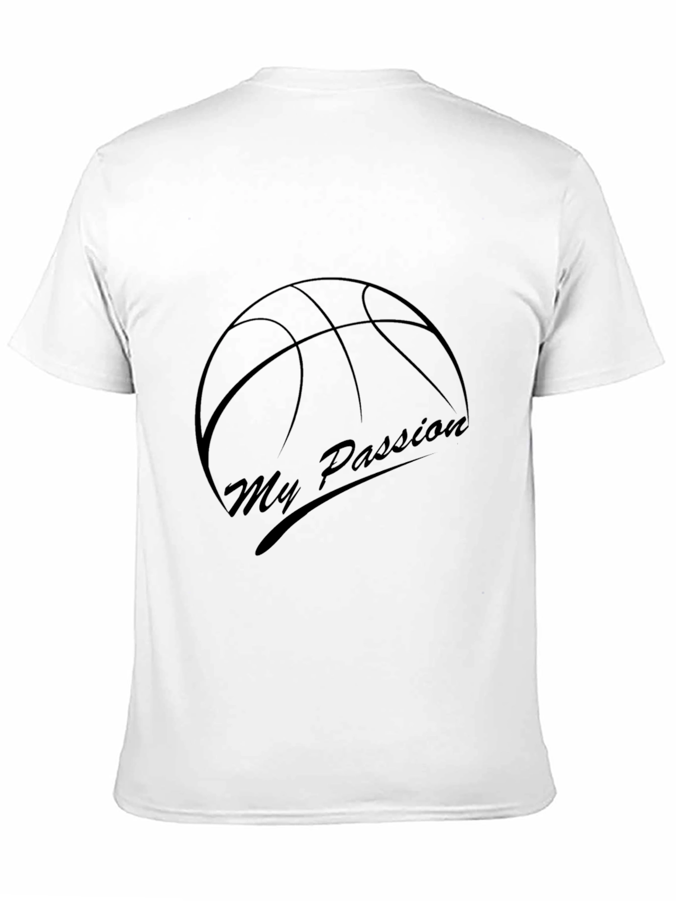 Black My Passion Basketball Graphic T-Shirt view 11