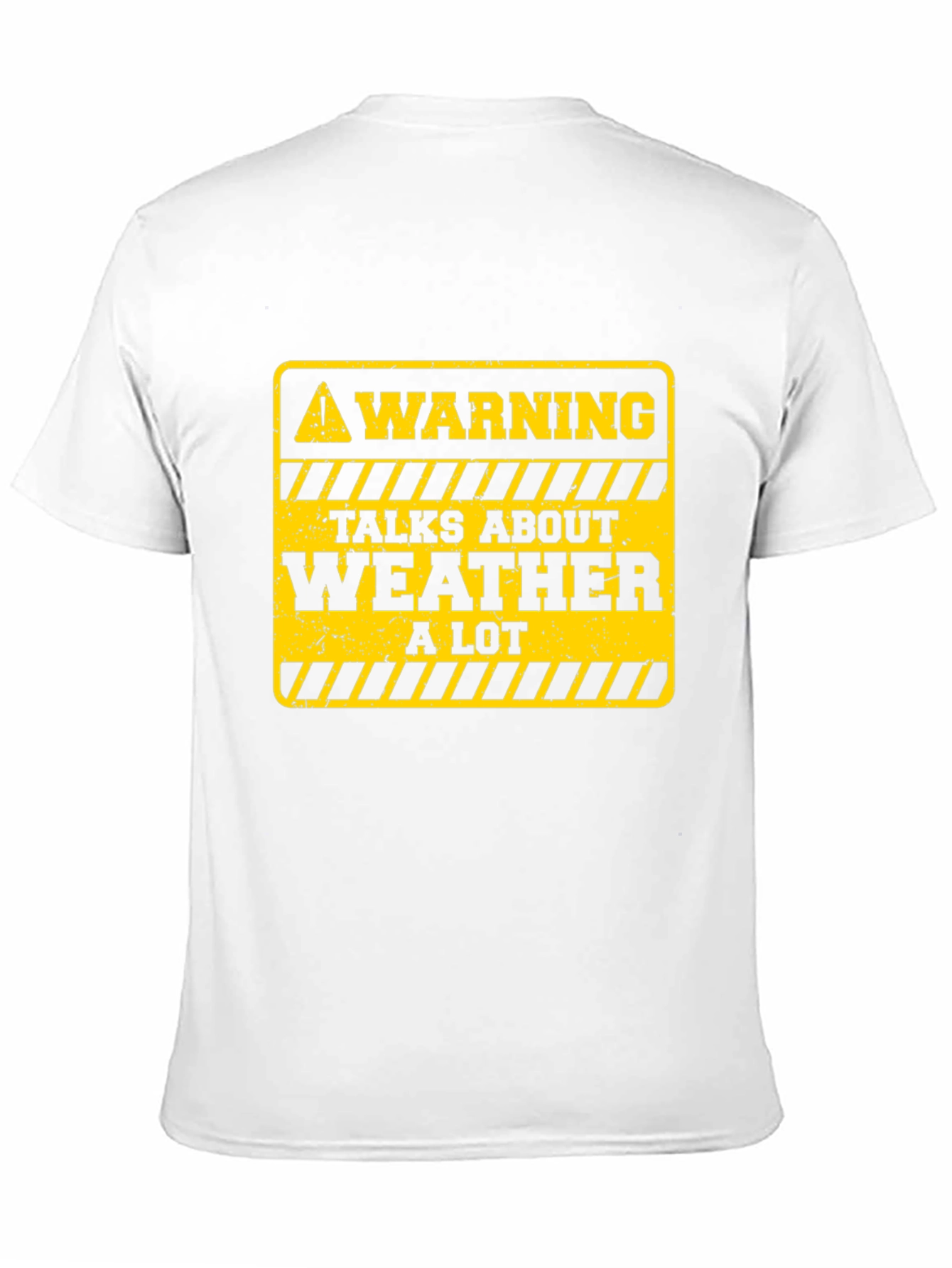 Black Warning: Talks About Weather T-Shirt view 11
