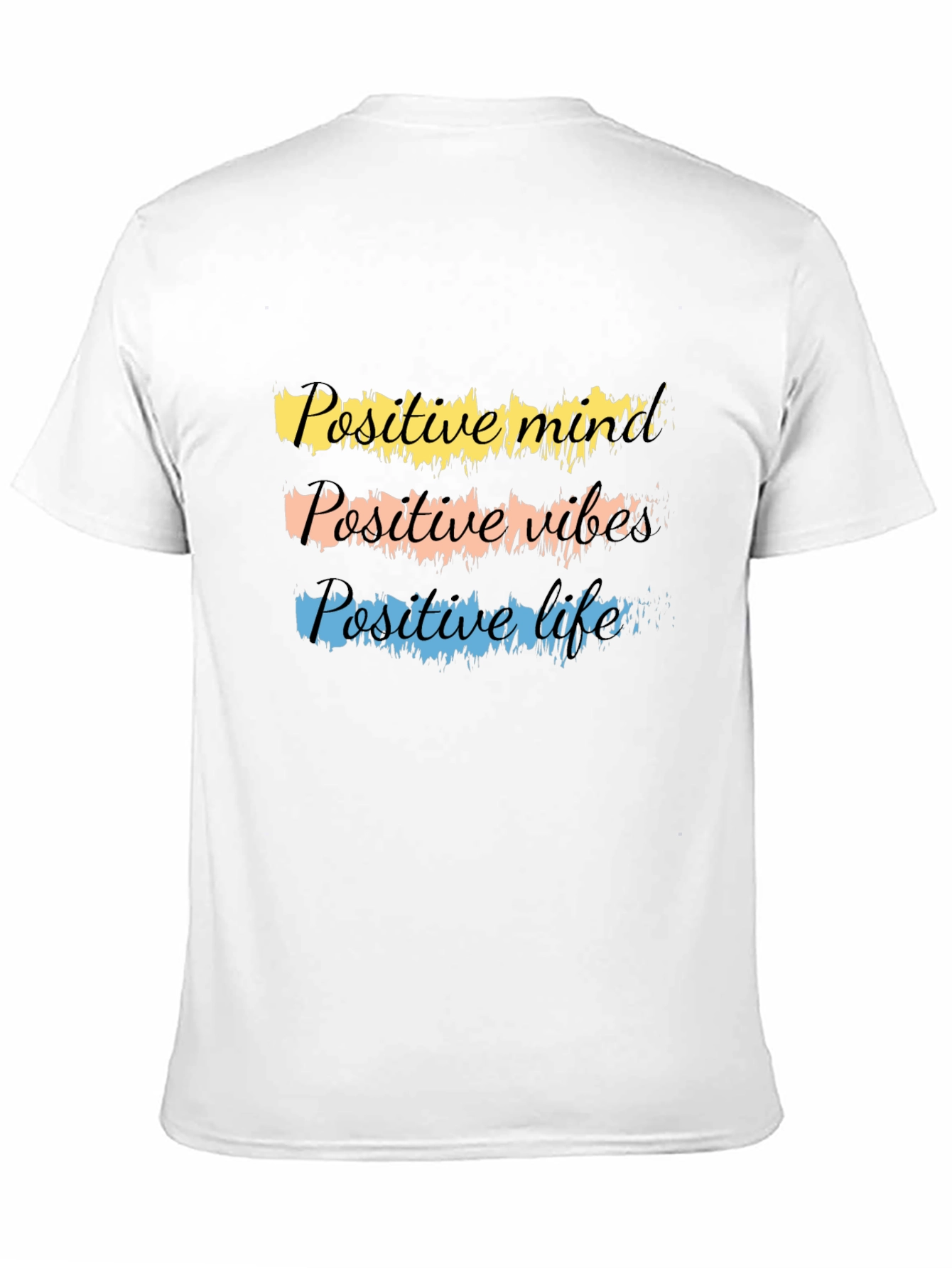 Black Positive Vibes T-Shirt - Graphic Tee for Good Energy view 11