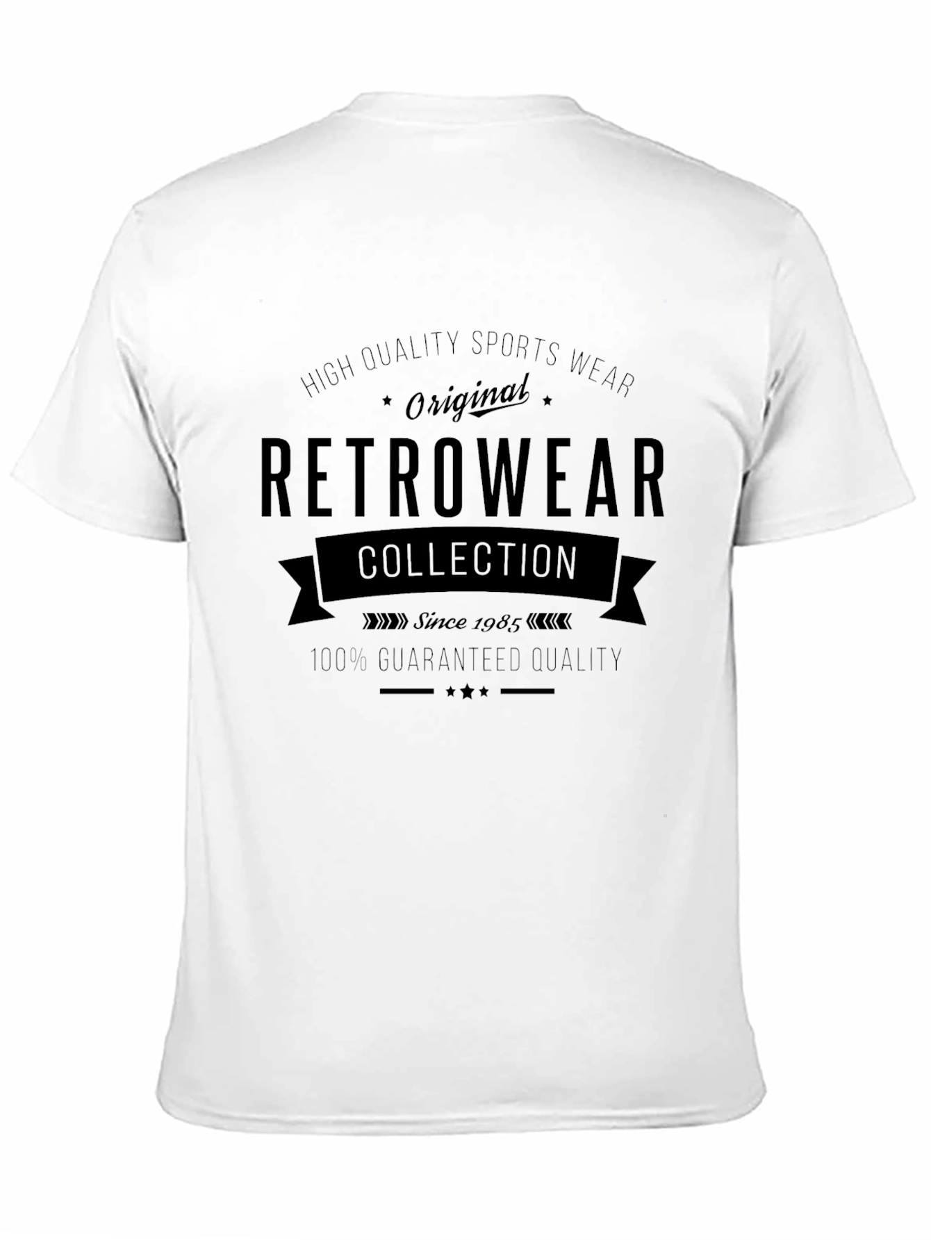 Black Retro Sportswear Graphic Tee view 11