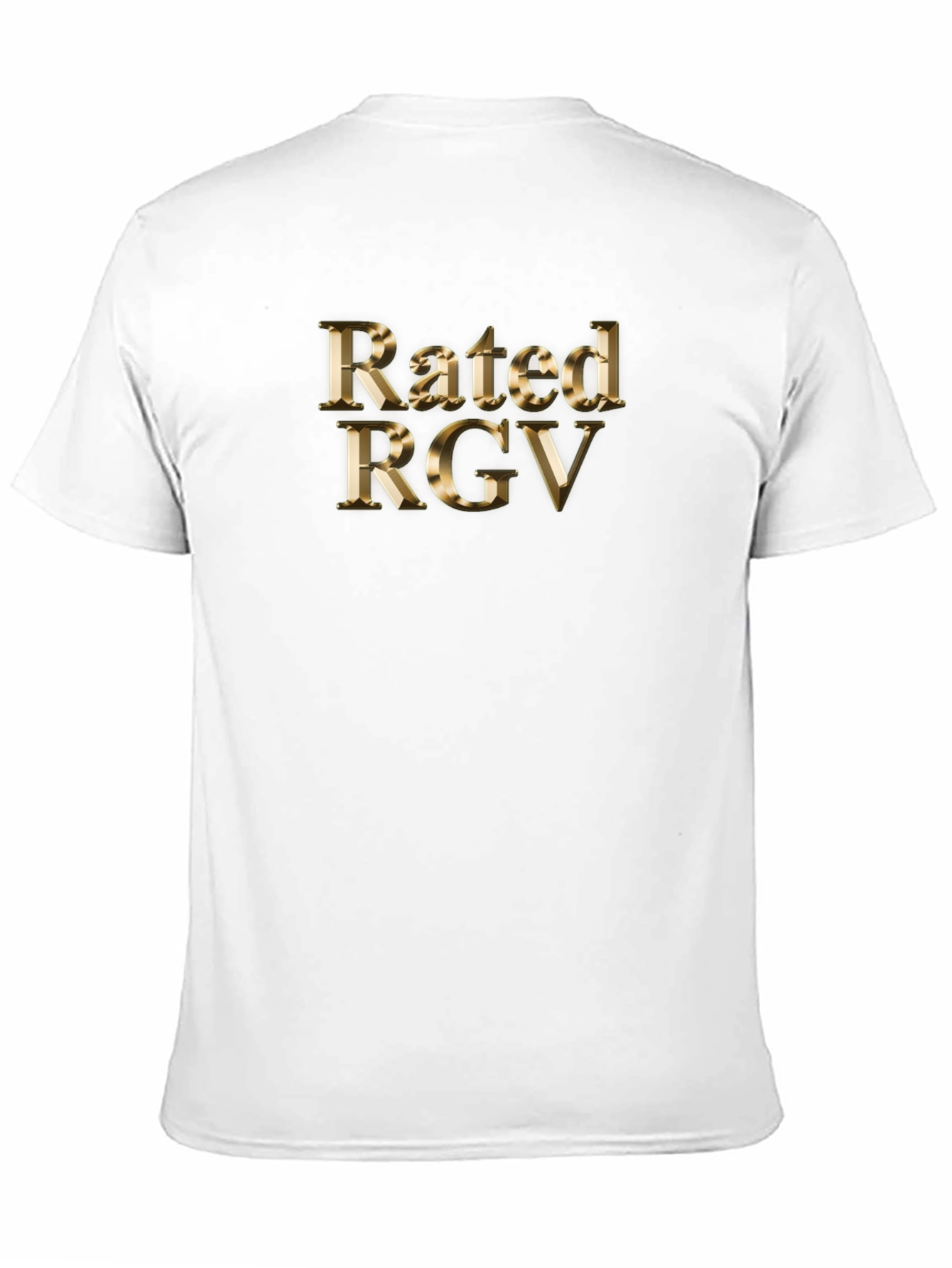 Black Rated RGV Graphic Tee - Cool Design Black T-Shirt view 11