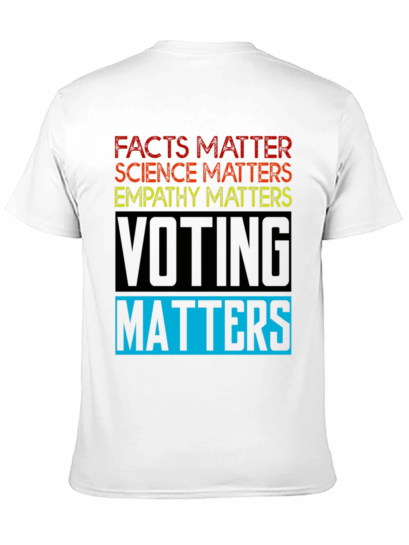 Black Facts Matter Graphic T-Shirt view 11