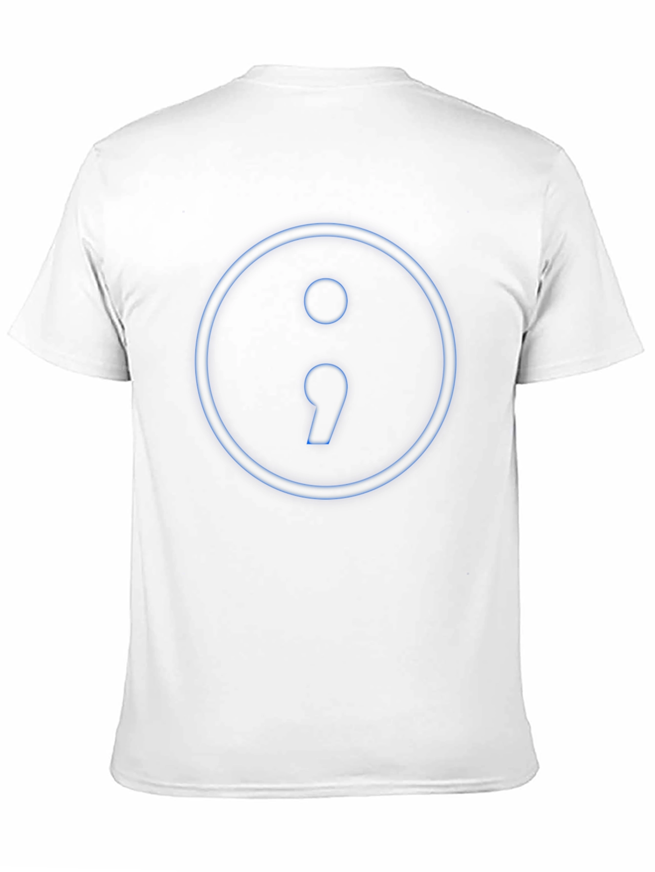 Black Semicolon Graphic Tee - Support Mental Health view 11
