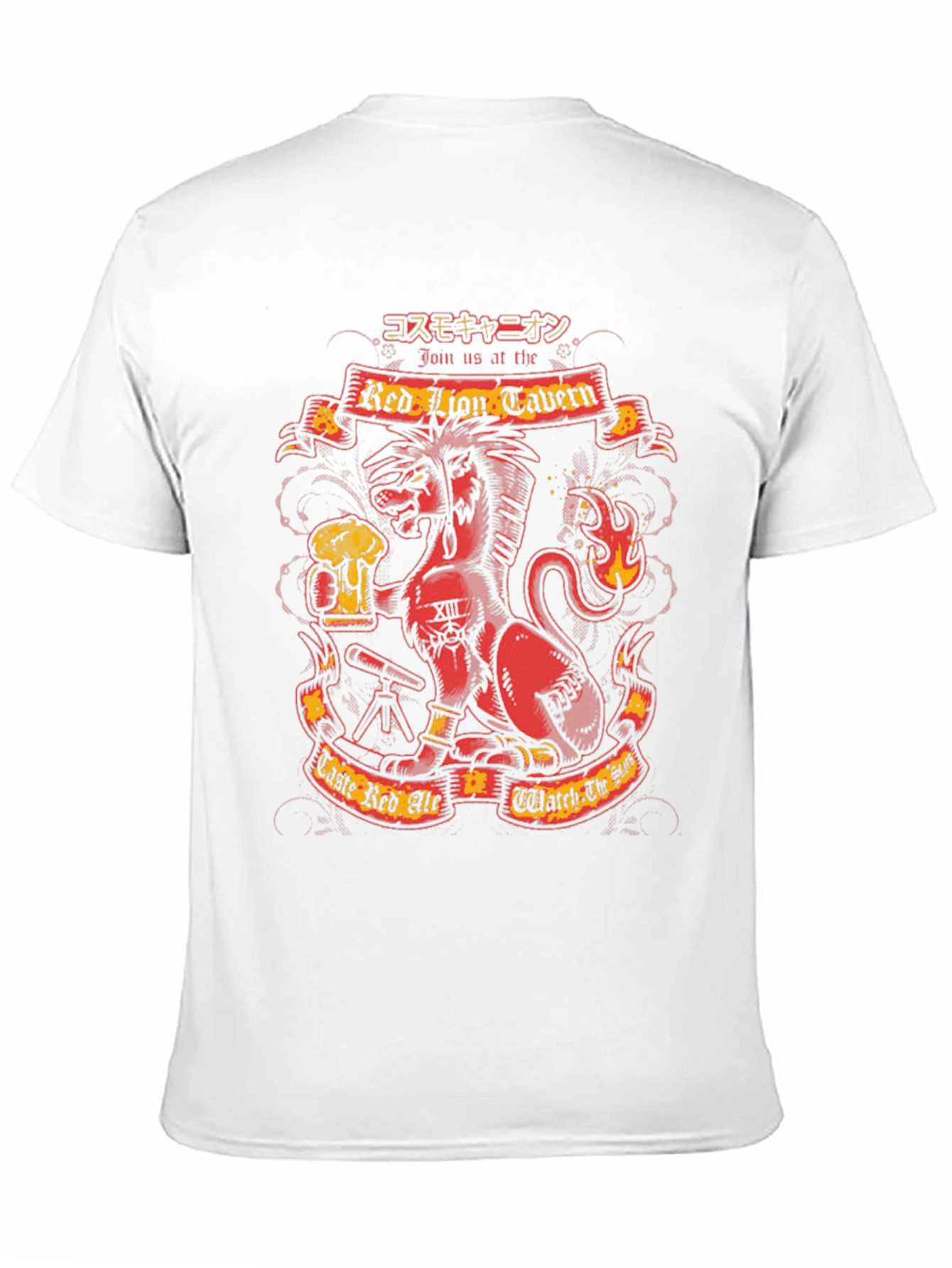 Black Red Lion Tavern Graphic Tee view 11
