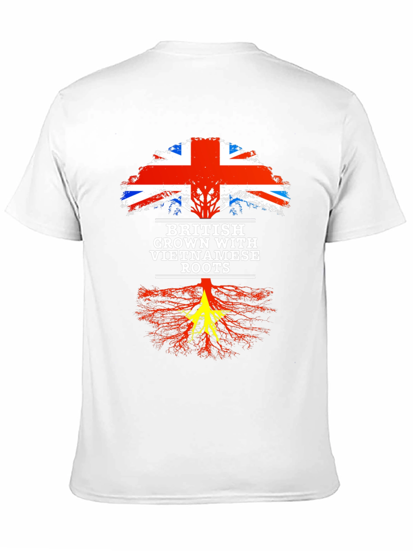 Black British Grown with Vietnamese Roots T-Shirt view 11