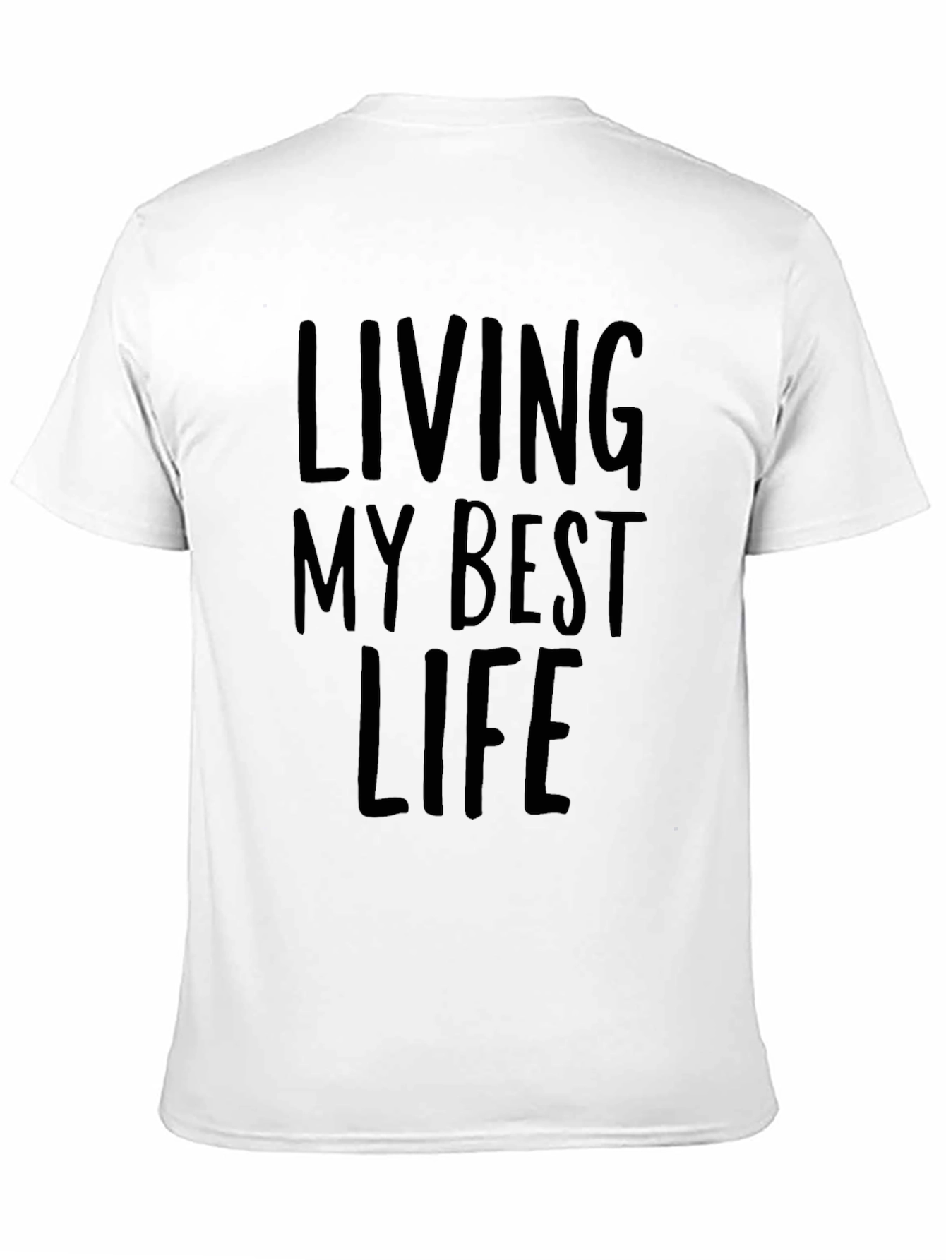 Black Living My Best Life T-Shirt - Black Tee view 11