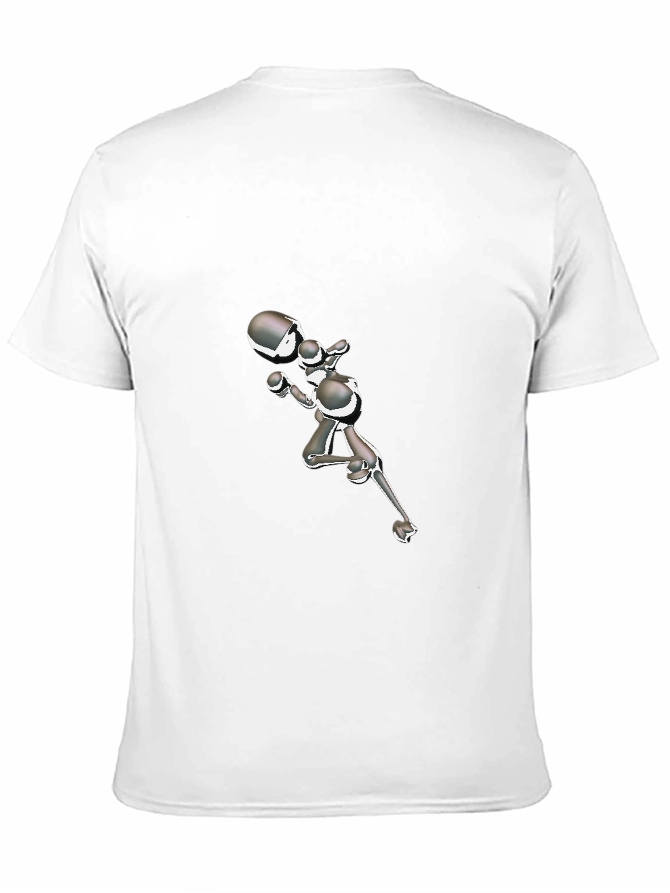 Black Abstract Boxer Graphic Black T-Shirt view 11