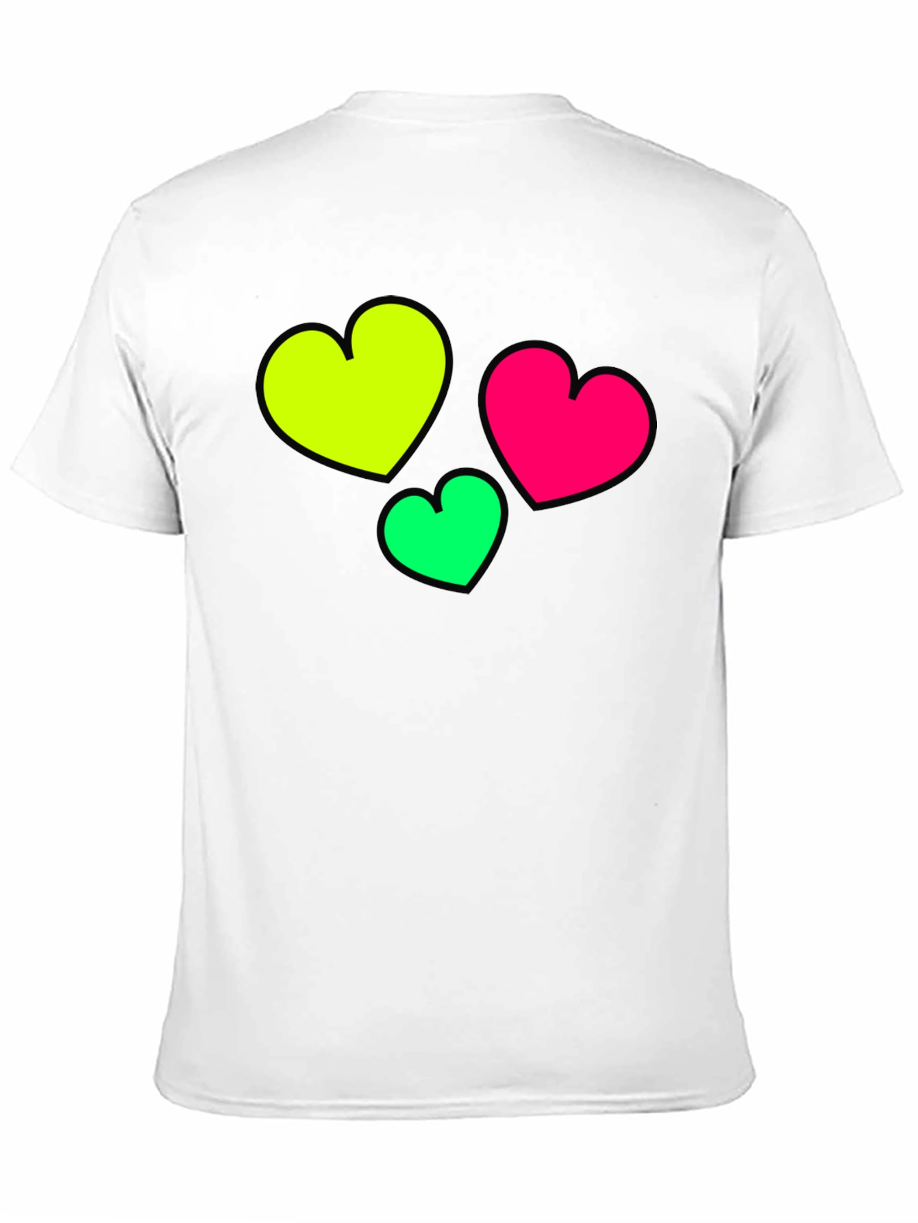 Black Heart Graphic Black T-Shirt view 11