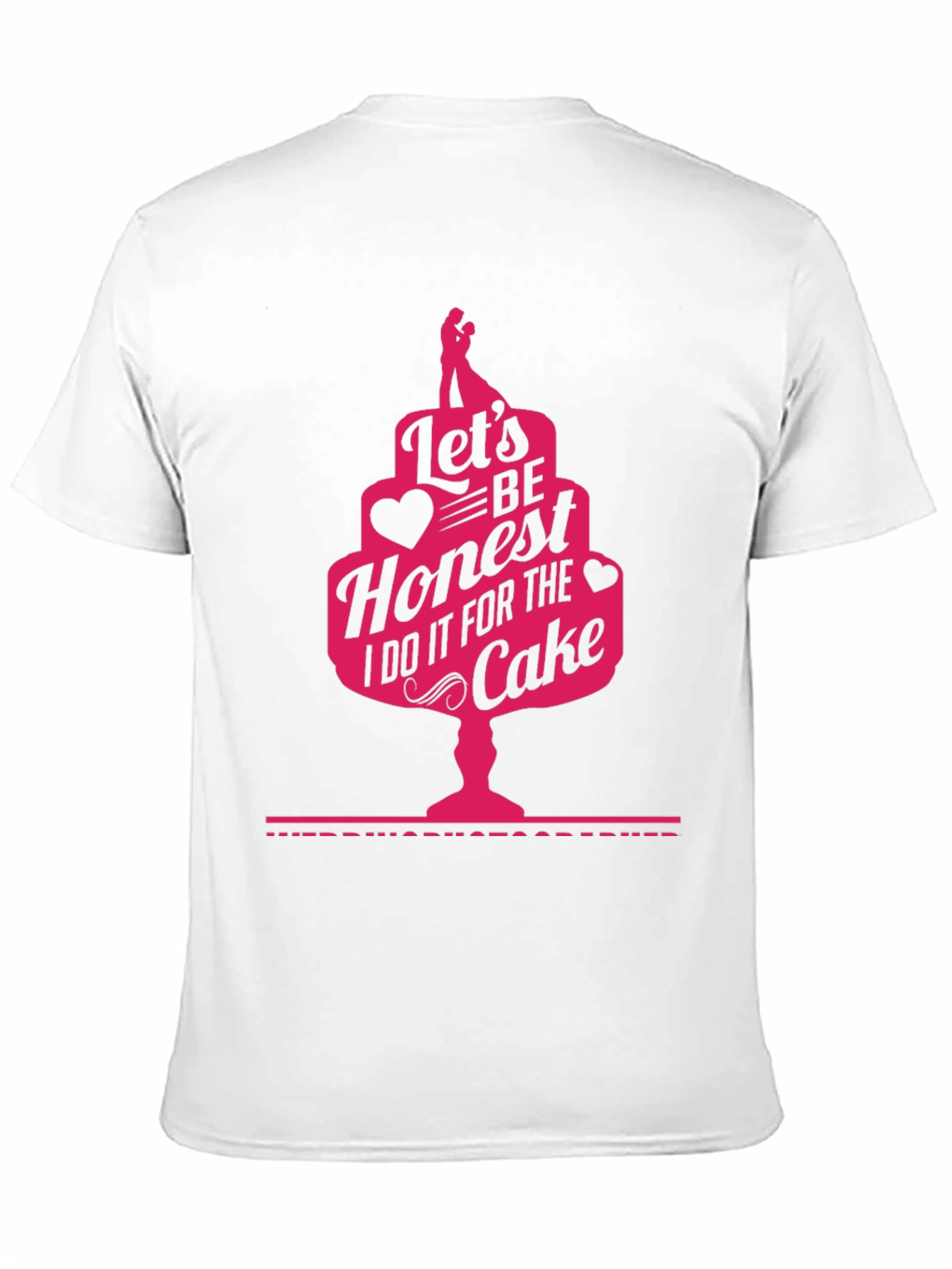 Black Let's Be Honest, I Do It For The Cake T-Shirt view 11