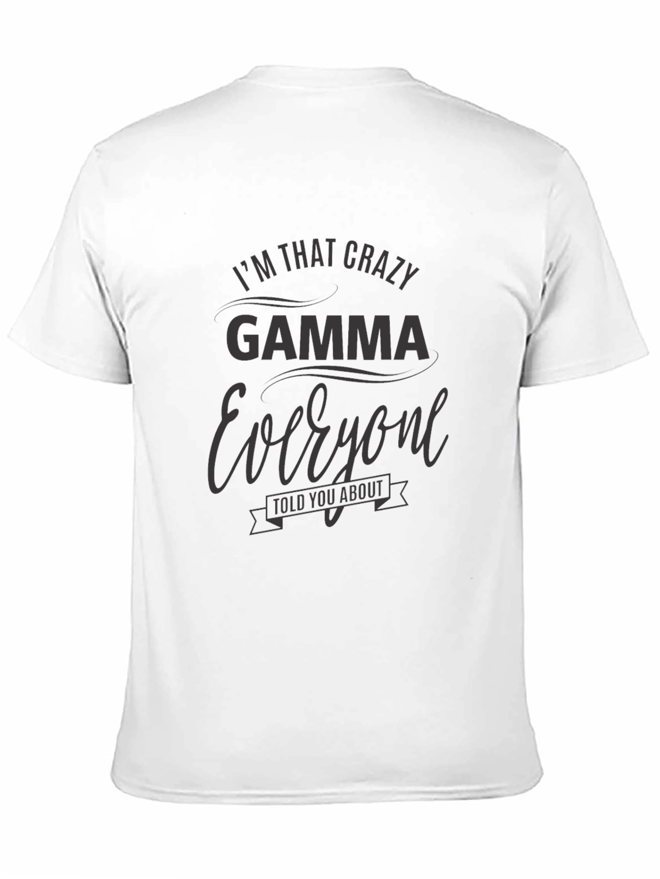 Black Crazy Gamma T-Shirt view 11