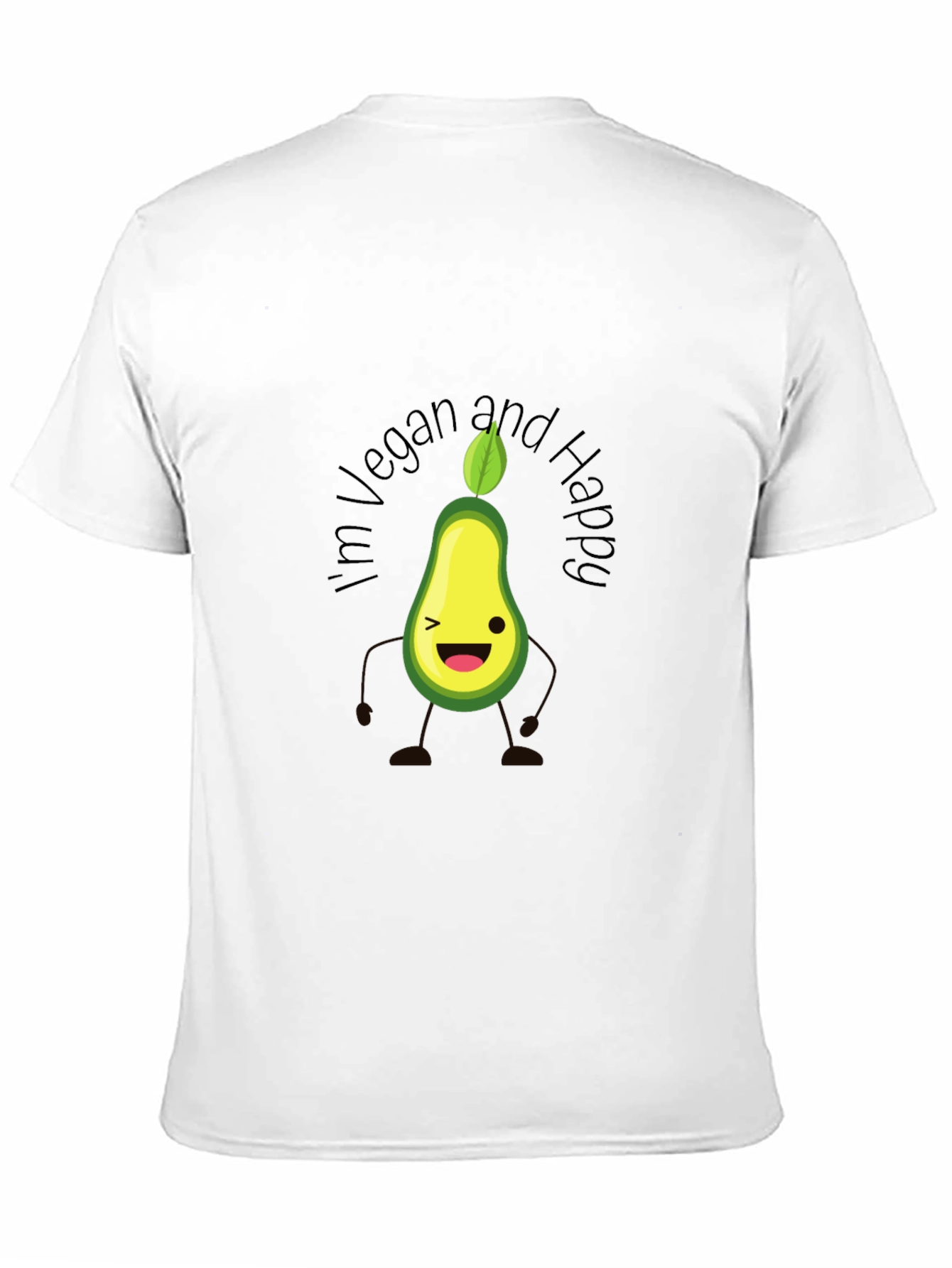 Vegan Avocado T-Shirt - Happy & Healthy Lifestyle Tee - 11