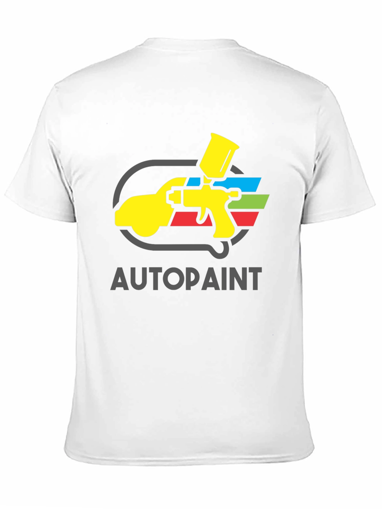 Black Autopaint Graphic Tee - Painter's Shirt view 11