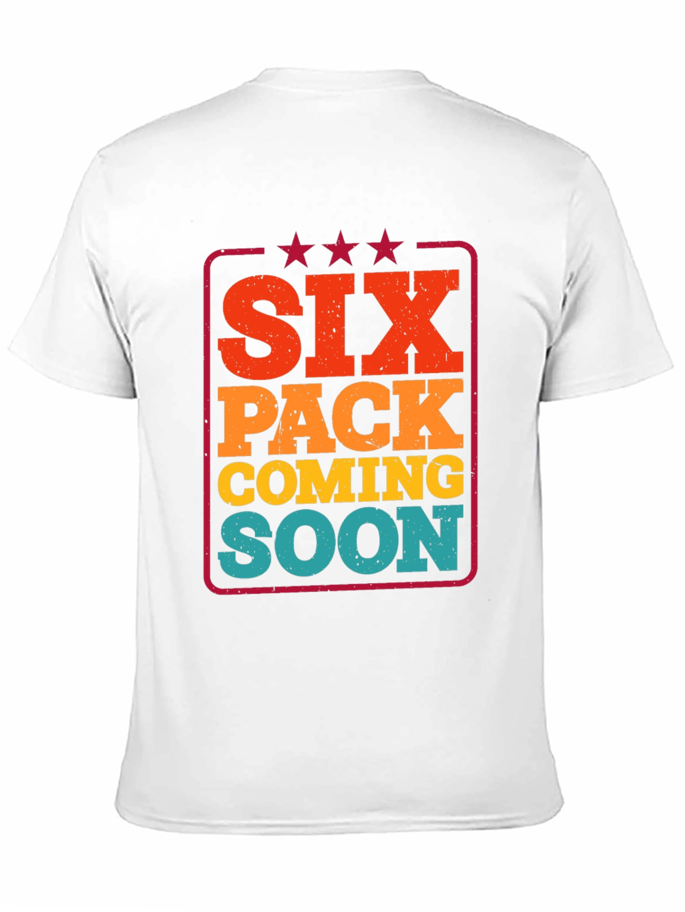 Black Six Pack Coming Soon Men's Black Graphic T-Shirt view 11