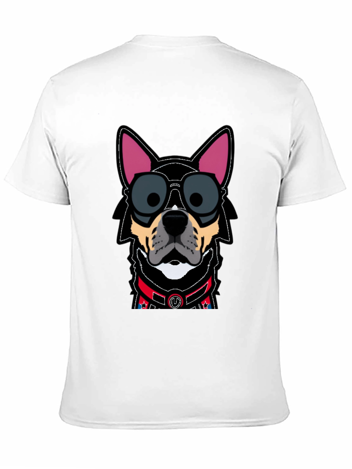 Black Dog in Sunglasses T-Shirt - Cool Canine Design view 11