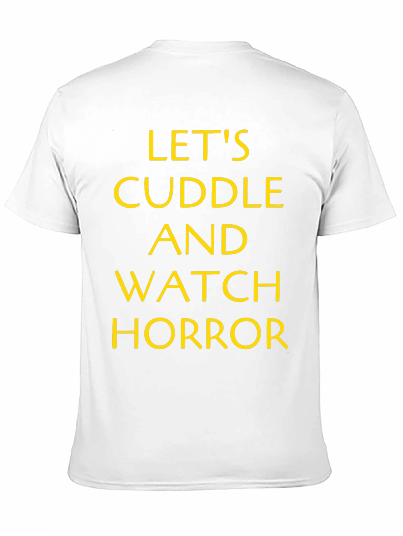 Black Cuddle and Watch Horror T-Shirt view 11