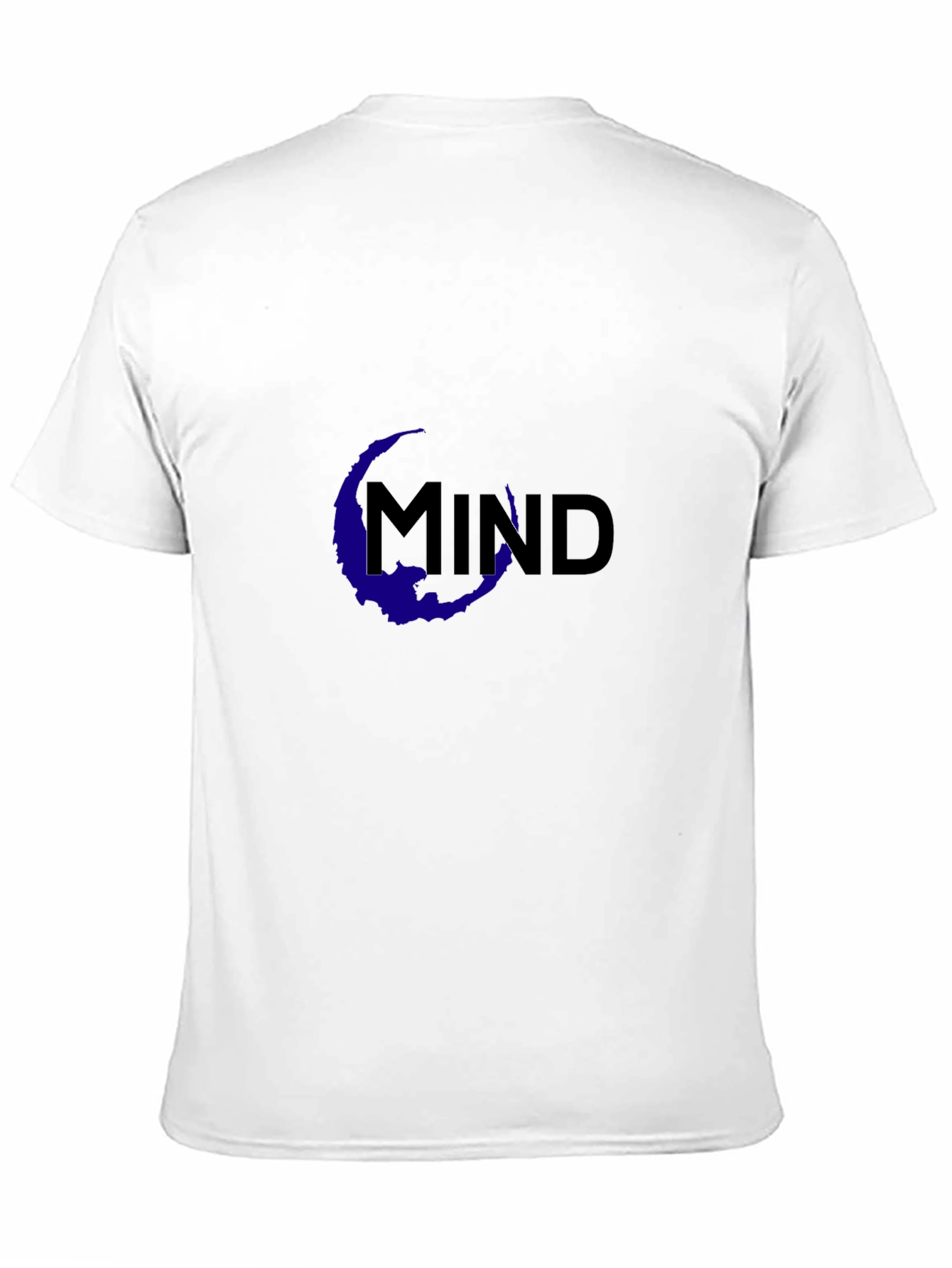Black Mind Graphic Print Black Tee view 11