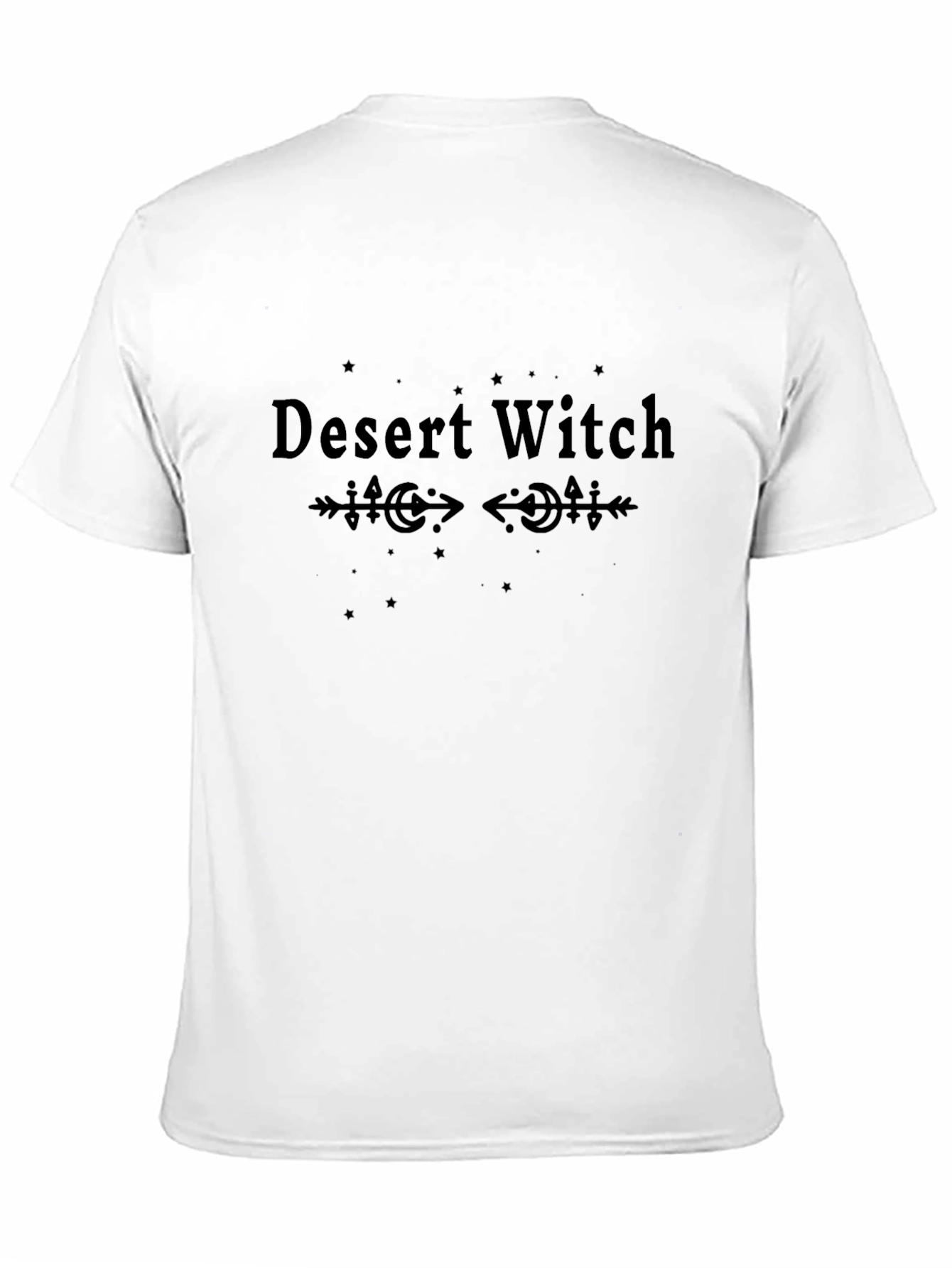 Black Desert Witch Graphic Tee - Unisex Cotton T-Shirt view 11