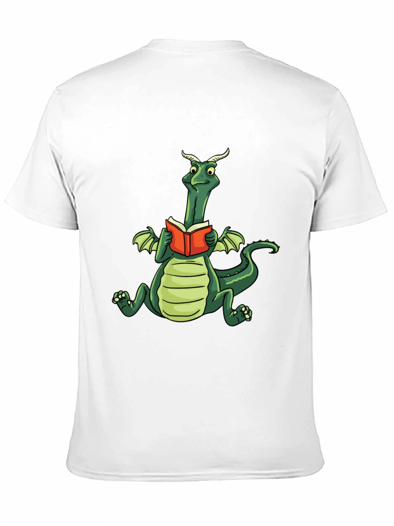 Black Dragon Reading Book Graphic Tee view 11