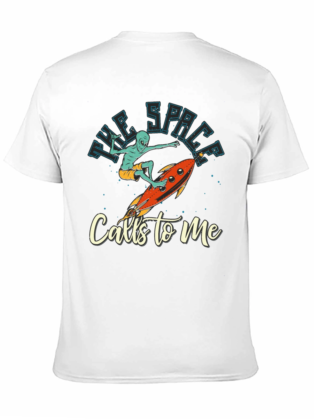 Alien Surfer T-Shirt - The Space Calls To Me - 11