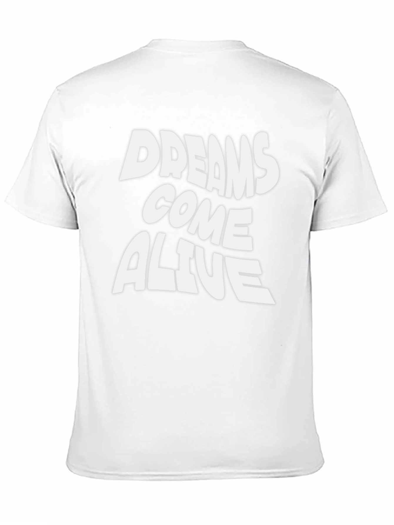 Black Dreams Come Alive Black Graphic T-Shirt view 11