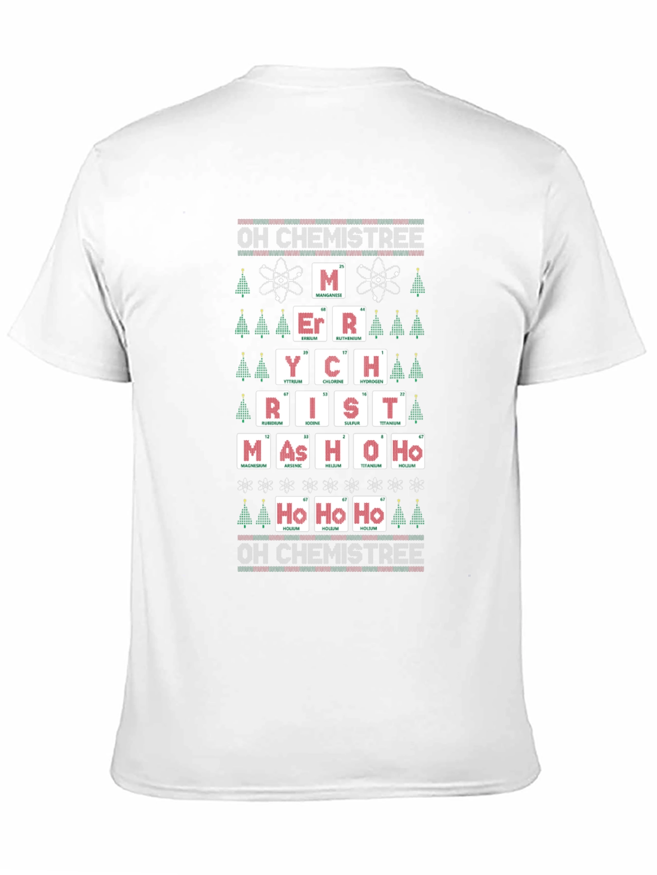 Oh Chemistree! Periodic Table Christmas T-Shirt - 11
