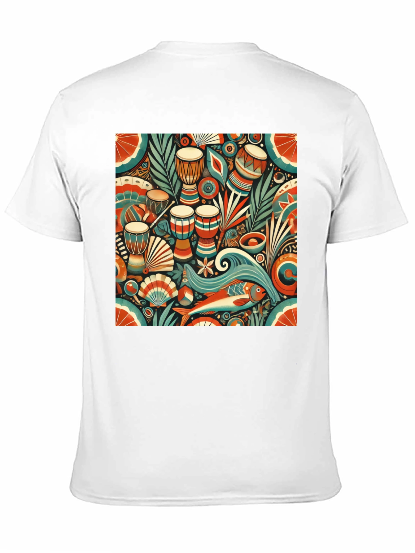 Black African Rhythm Graphic Tee - Unique Design view 11