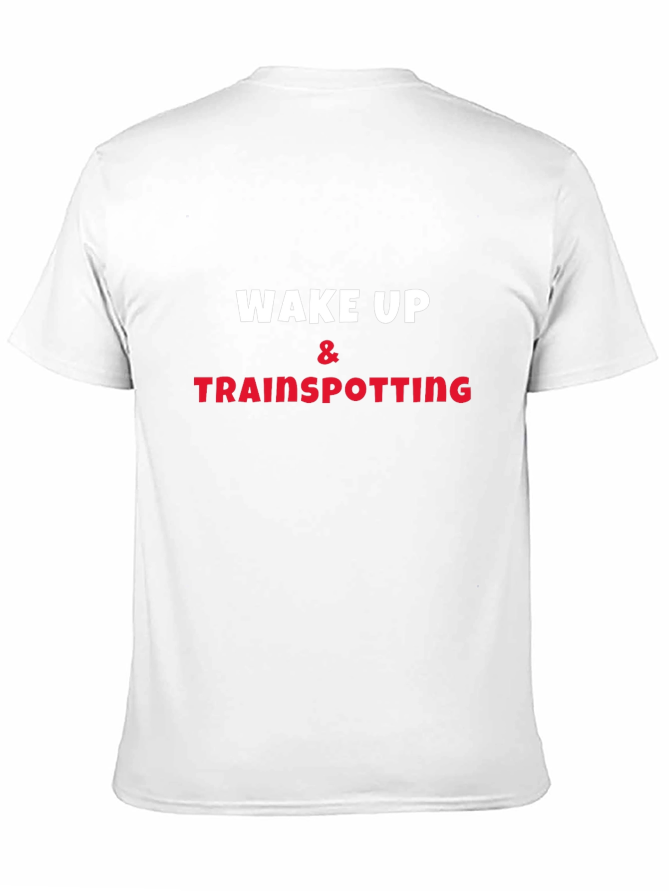 Black Wake Up & Trainspotting Graphic Tee - Unisex view 11
