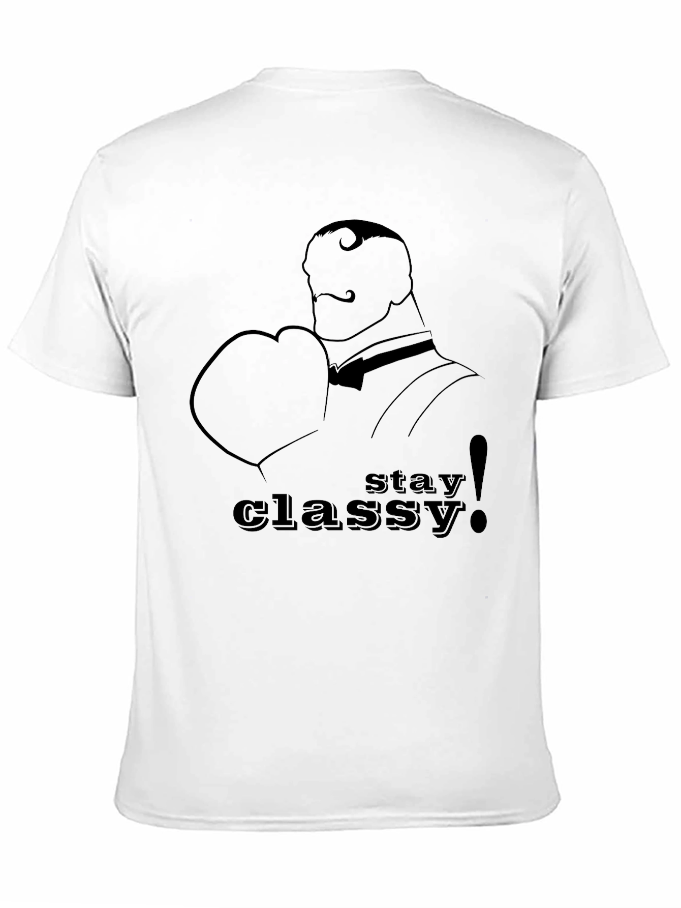 Black Stay Classy Black T-Shirt view 11