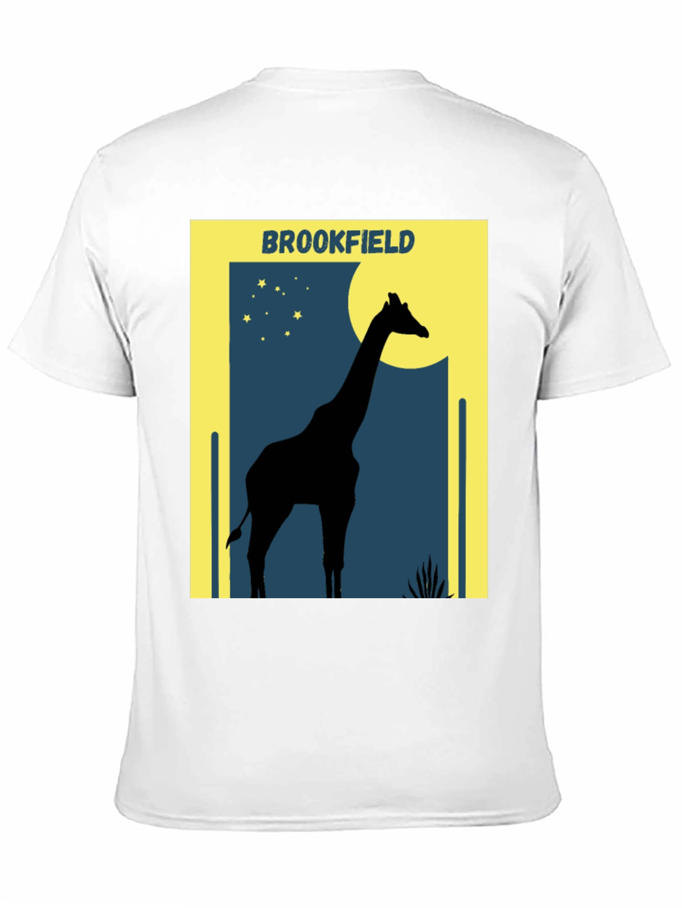 Black Brookfield Giraffe T-Shirt: Graphic Tee view 11