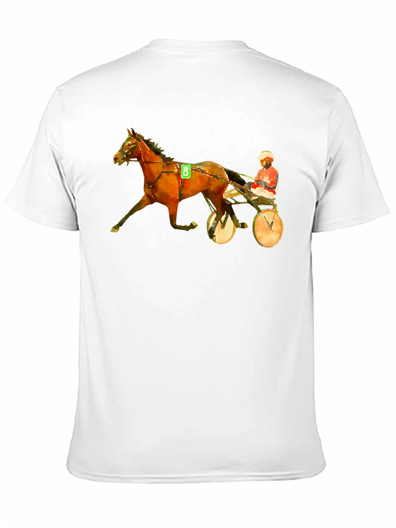 Black Harness Racing Graphic Tee - Black T-Shirt view 11