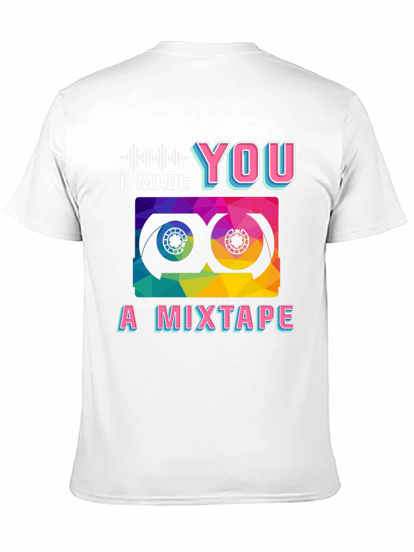 Black I Made You a Mixtape Graphic T-Shirt view 11