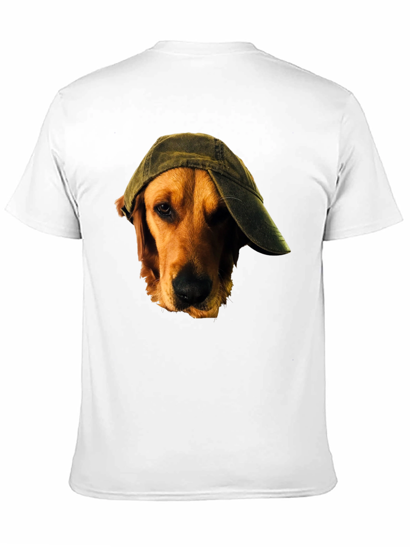 Black Dog in Hat Black T-Shirt view 11