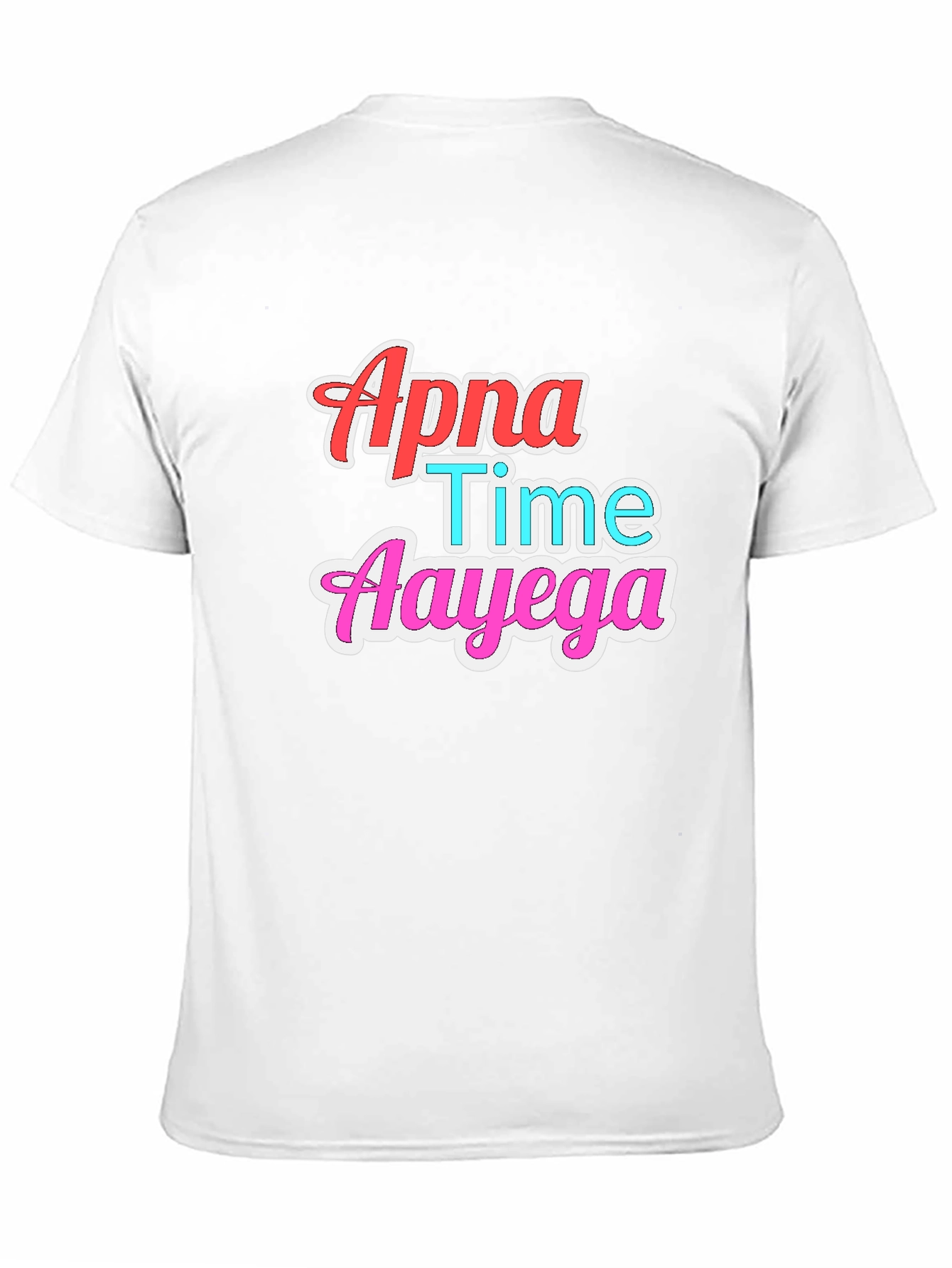 Black Apna Time Aayega Graphic T-Shirt view 11