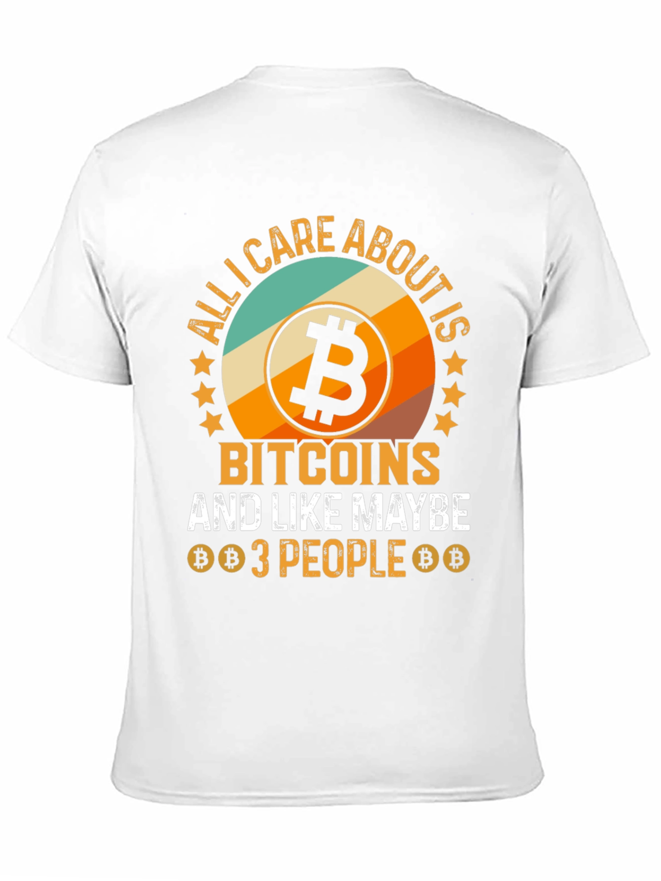 Black Bitcoin T-Shirt - Crypto Lover Tee view 11