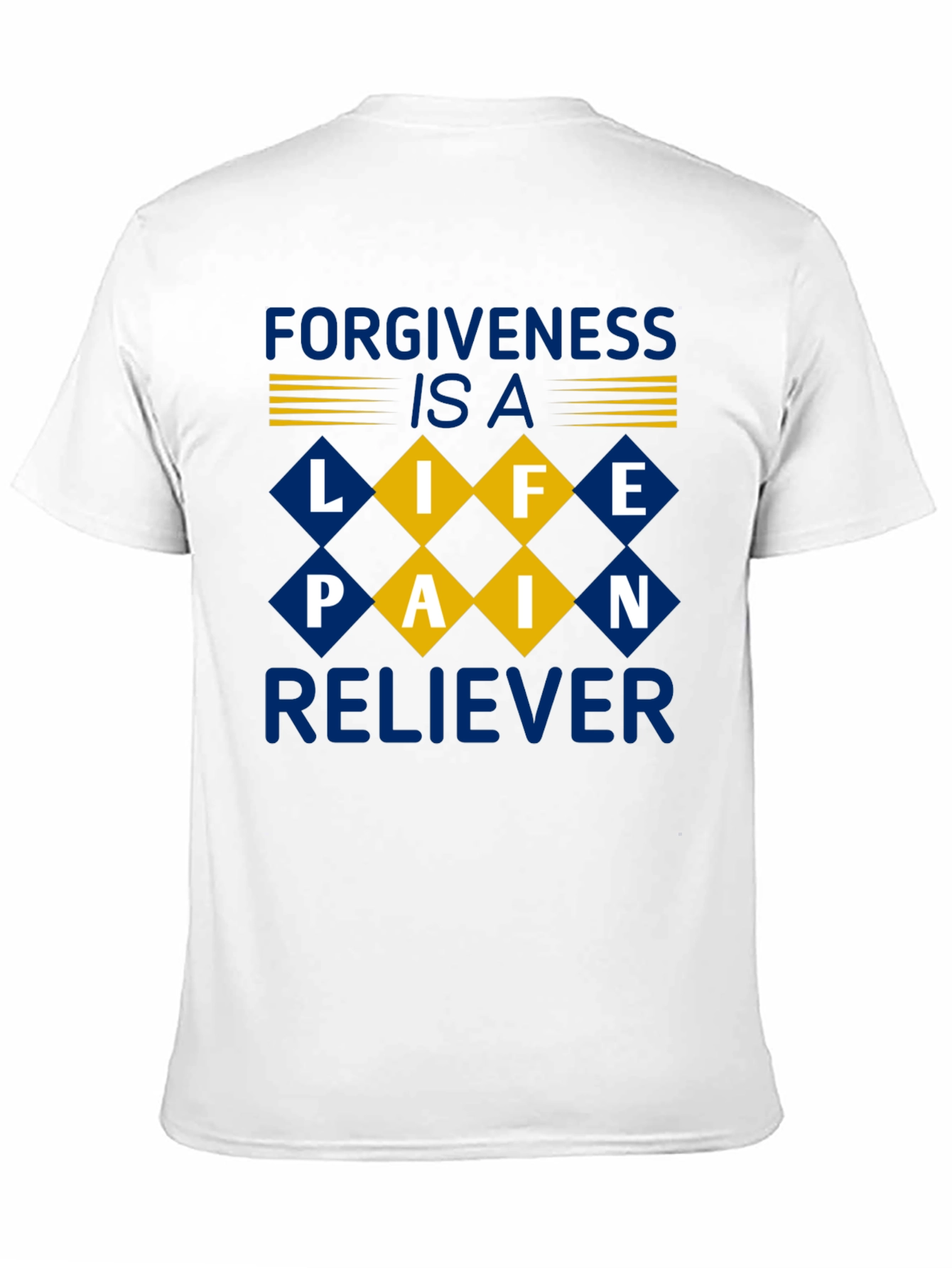 Black Forgiveness Pain Reliever Black T-Shirt view 11