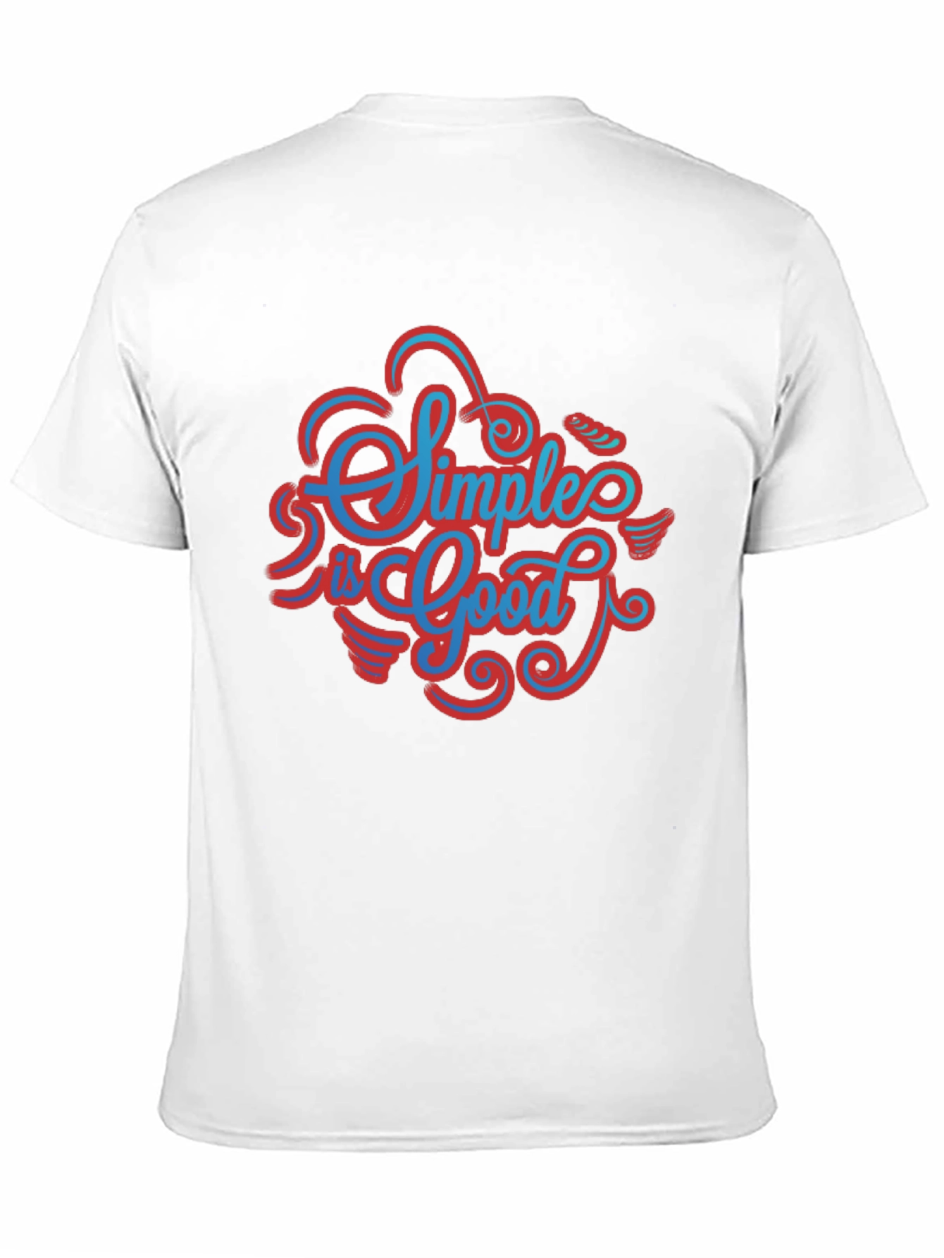 Black Simple Is Good Graphic T-Shirt view 11