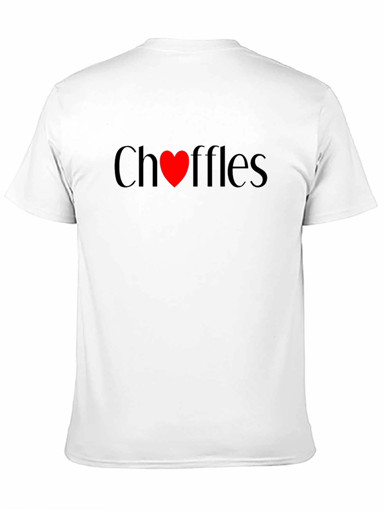 Black Choffles Love Heart Black Tee - Unisex view 11