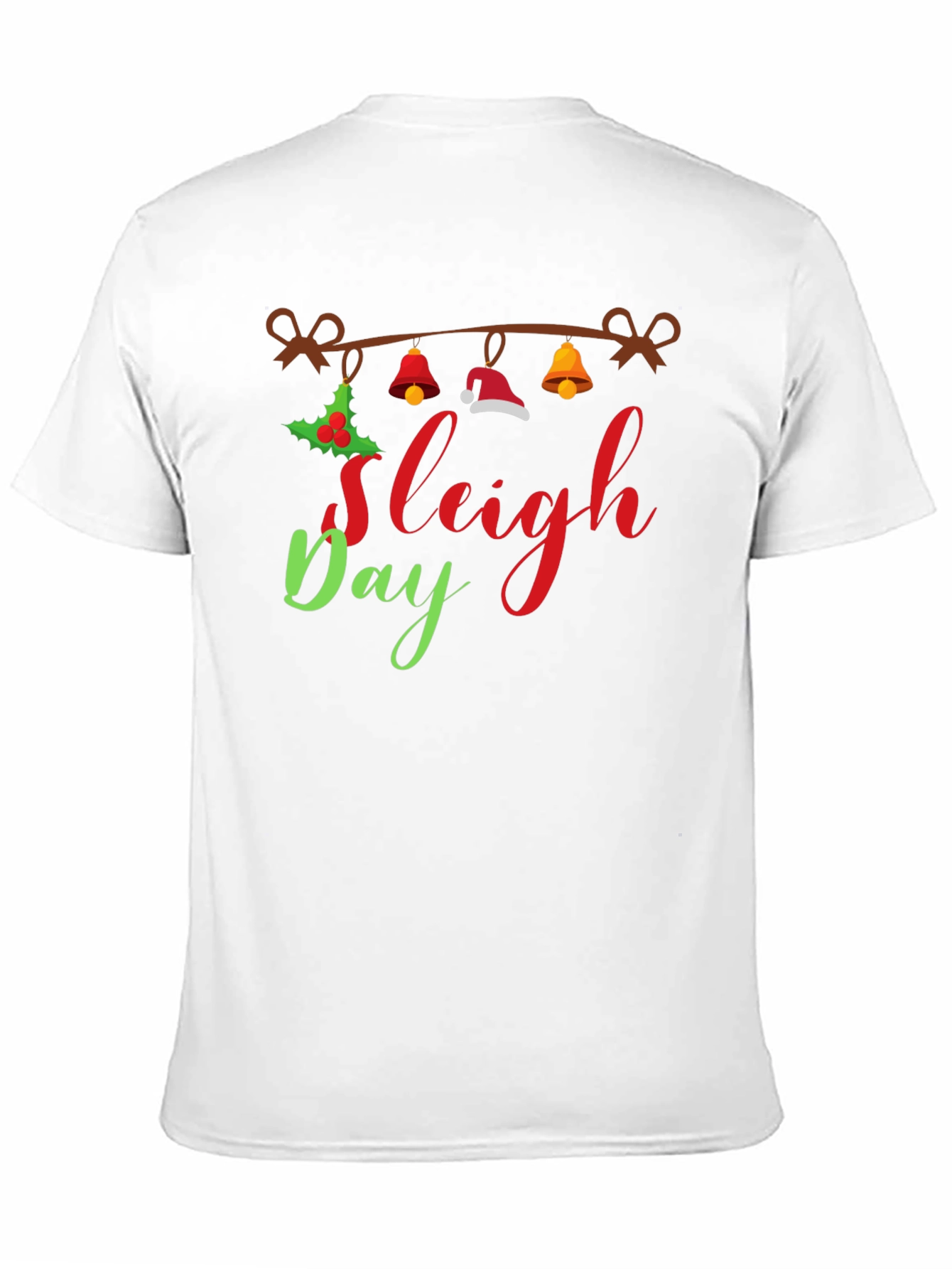 Black Sleigh Day Holiday T-Shirt view 11