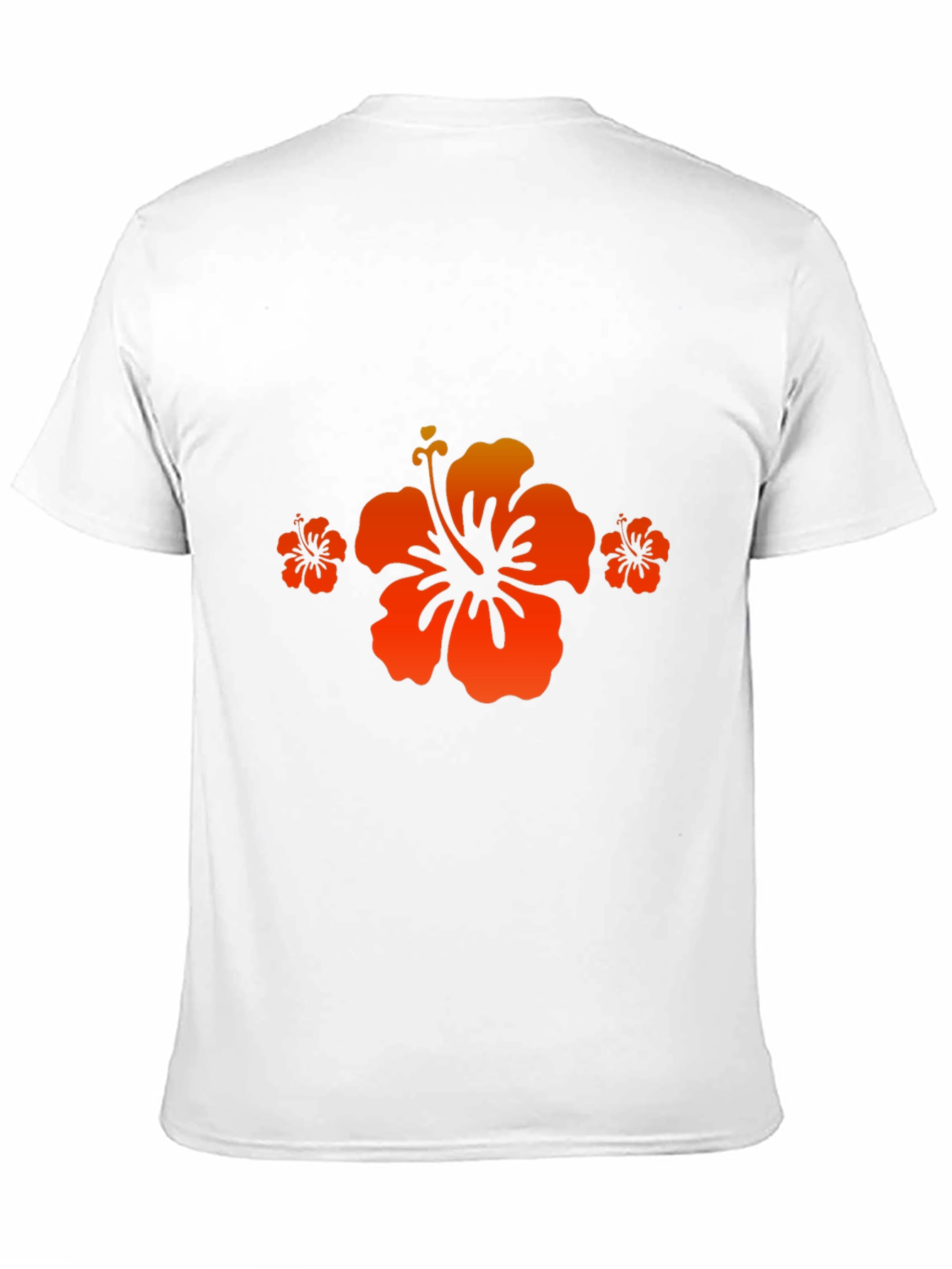 Black Hibiscus Flower Graphic Tee view 11