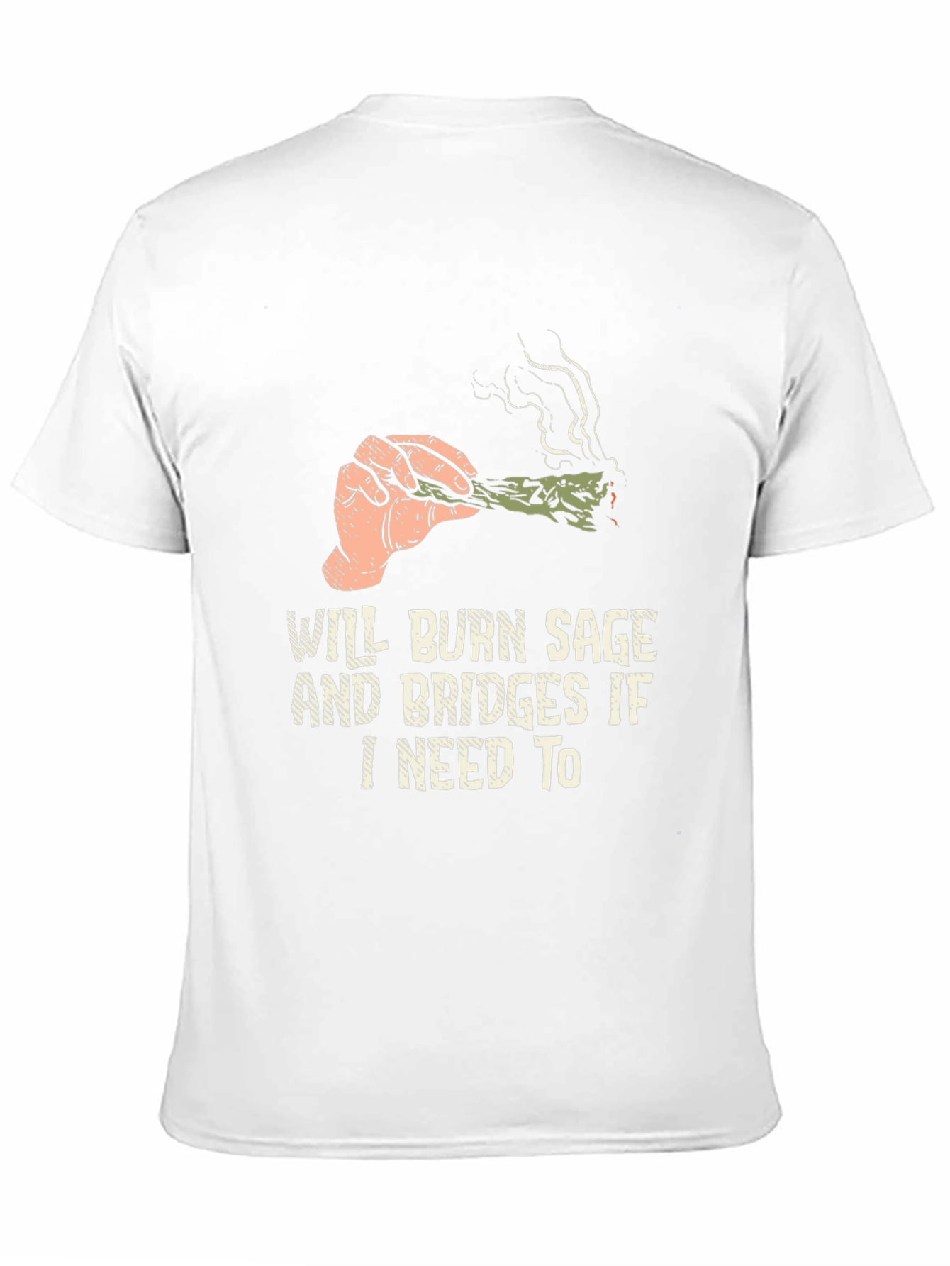 Black Burn Sage Graphic Tee - Humor T-Shirt view 11