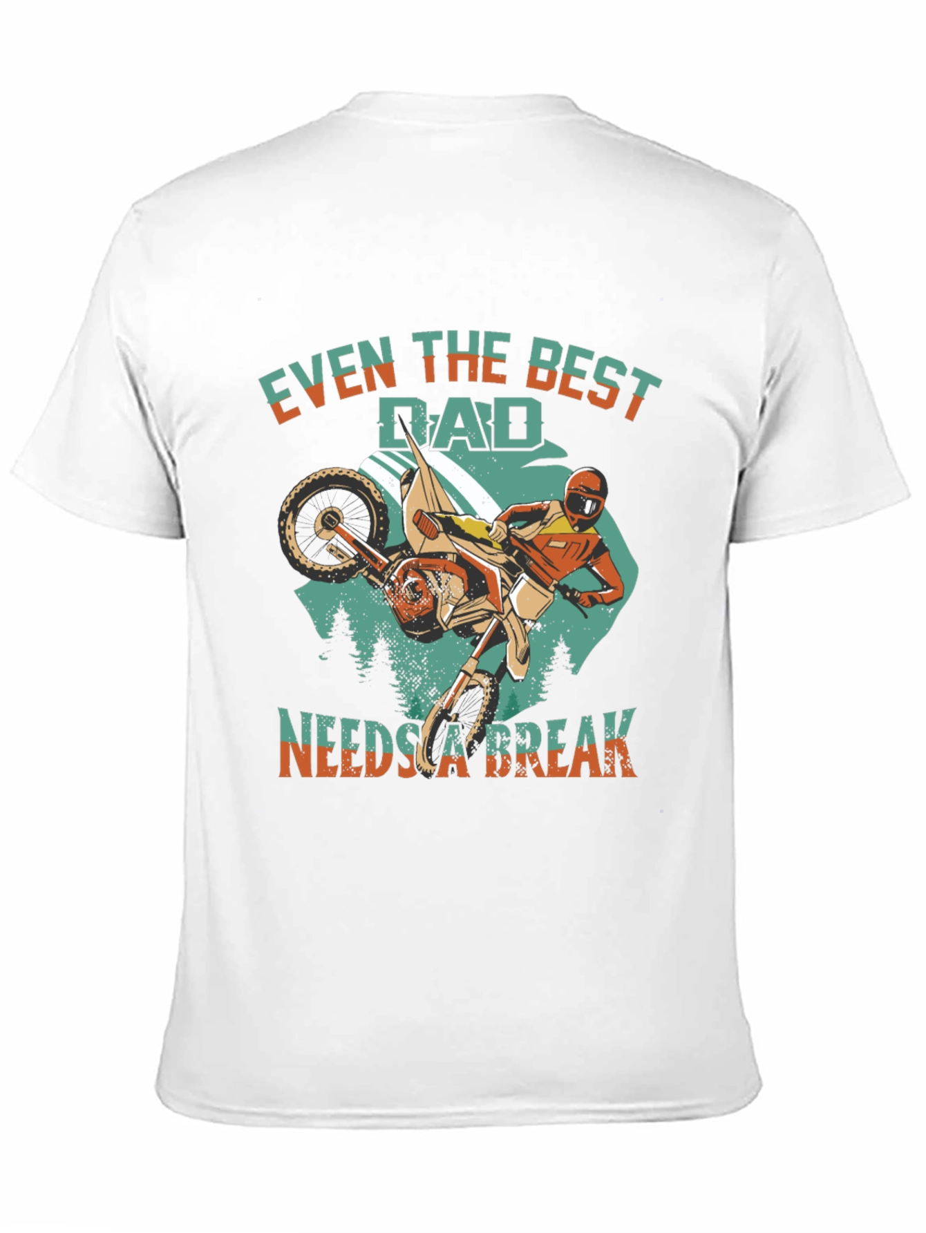 Black Best Dad Needs a Break T-Shirt view 11