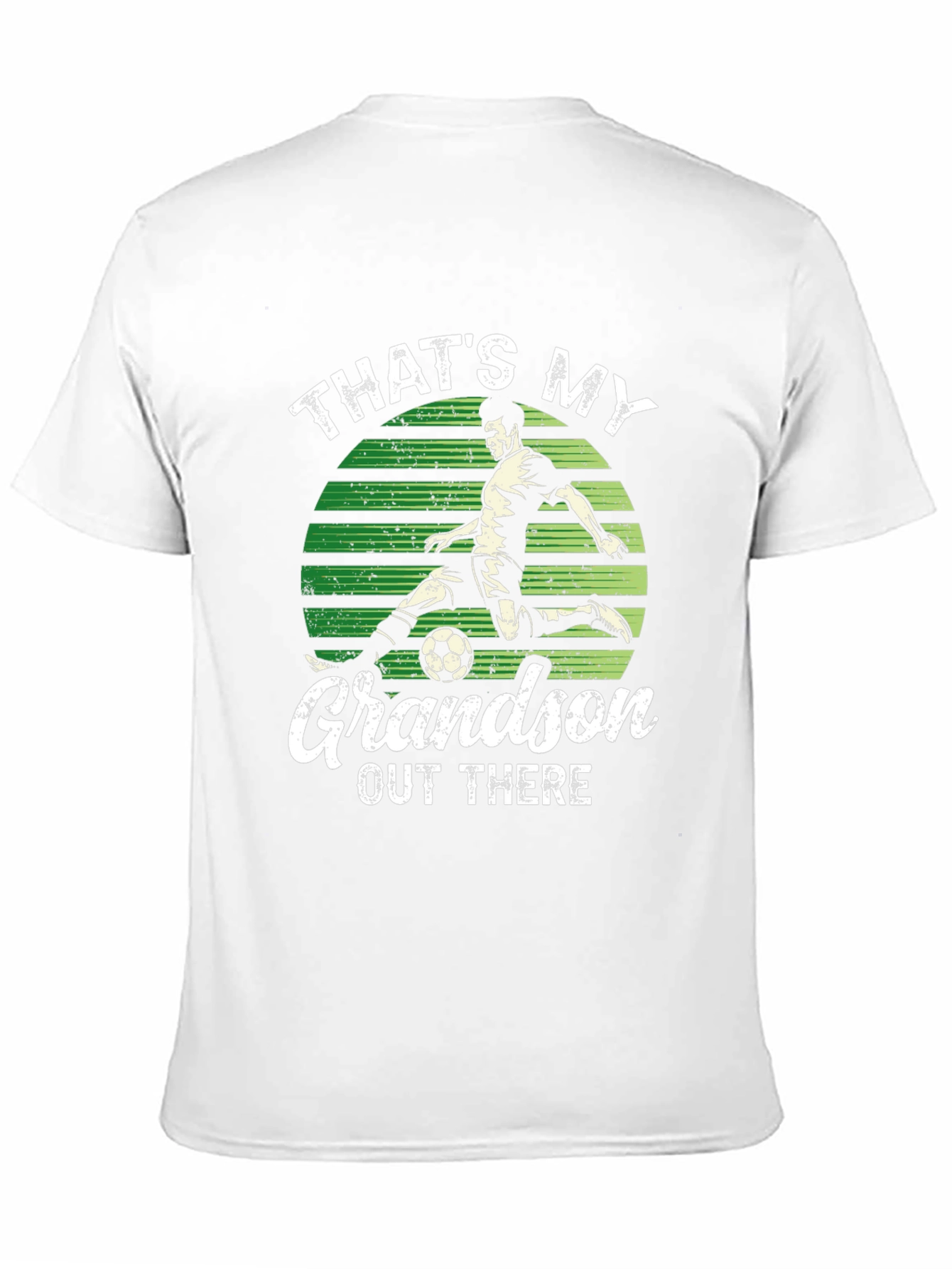 Black That's My Grandson Soccer Graphic Tee view 11