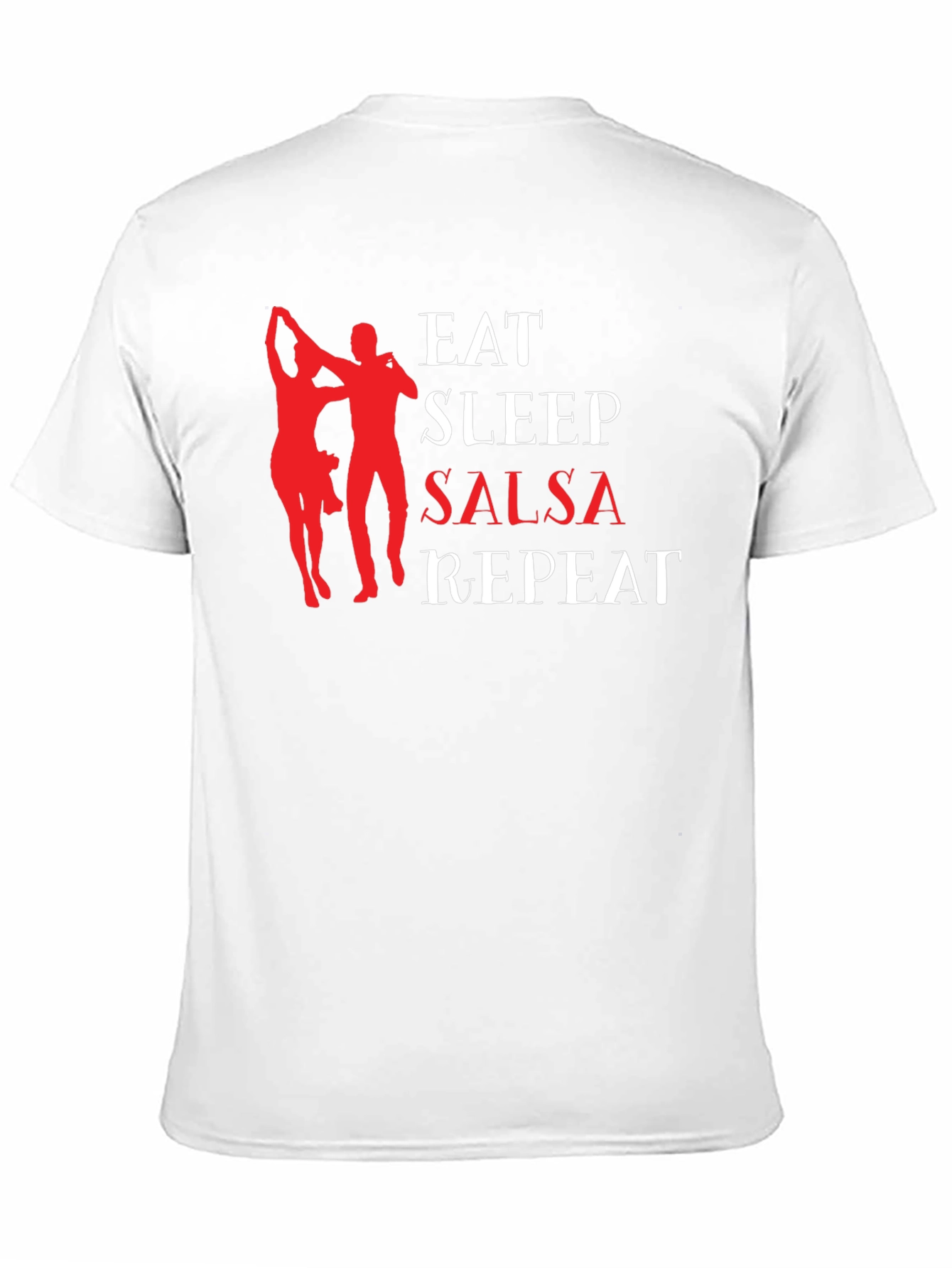 Black Eat Sleep Salsa Repeat Graphic T-Shirt view 11