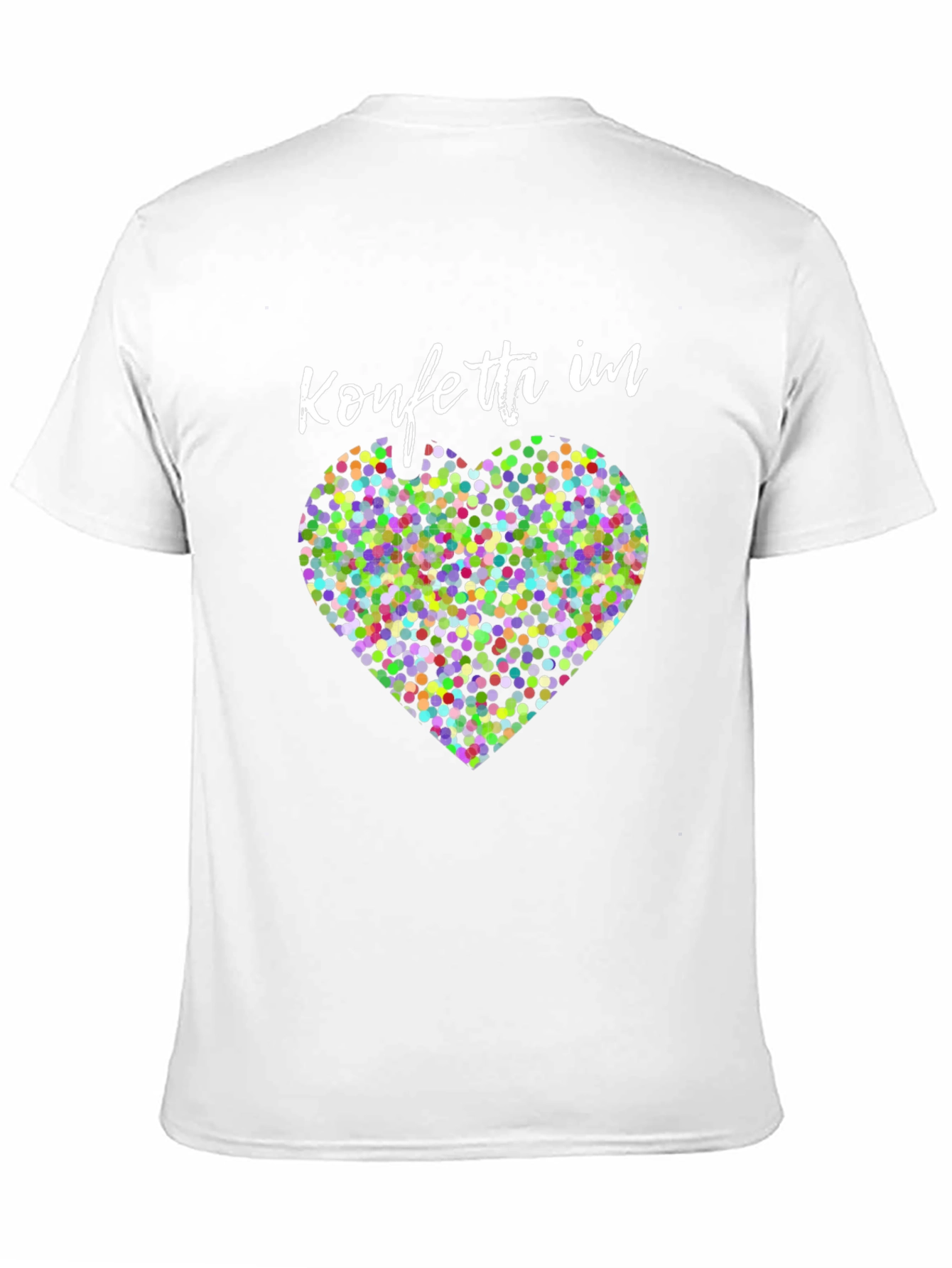 Black Confetti Heart Graphic Tee - Stylish Black Shirt view 11
