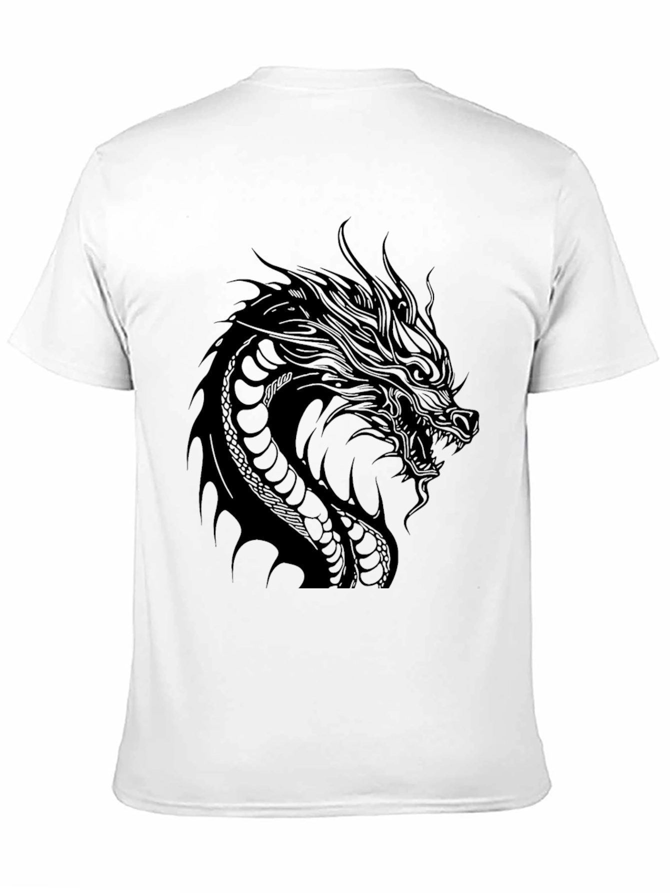 Black Dragon Graphic Black T-Shirt view 11