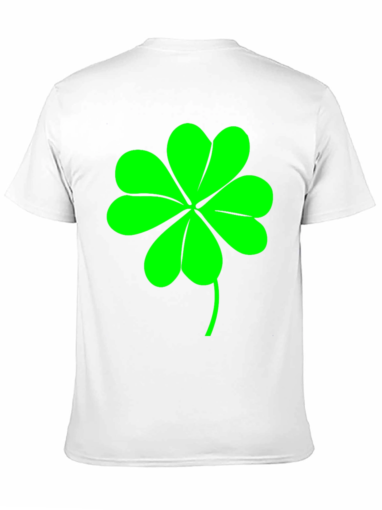 Lucky Clover Graphic Tee - Men's Black T-Shirt - 11