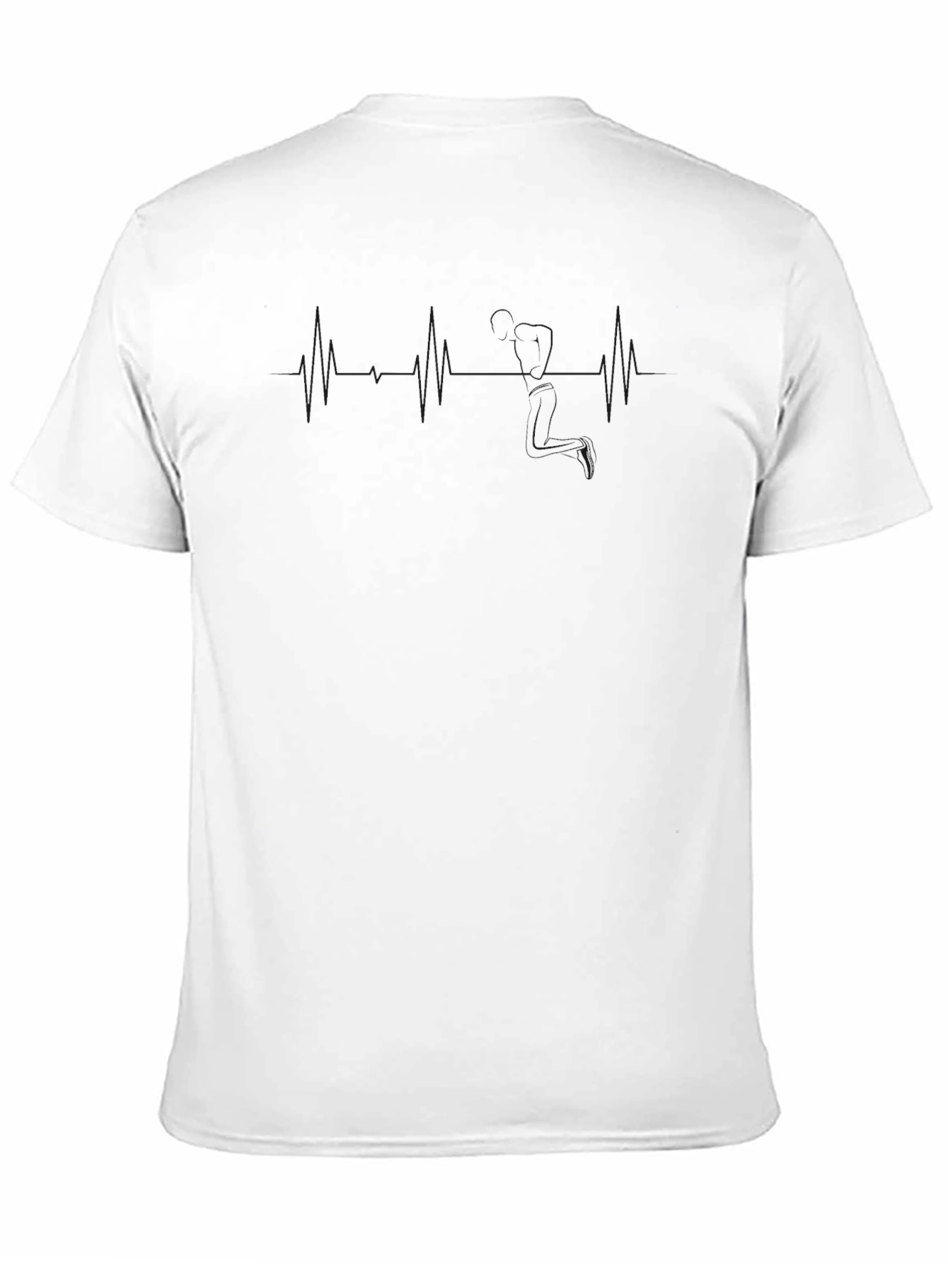 Black Men's Solid Black Crew Neck T-Shirt view 11