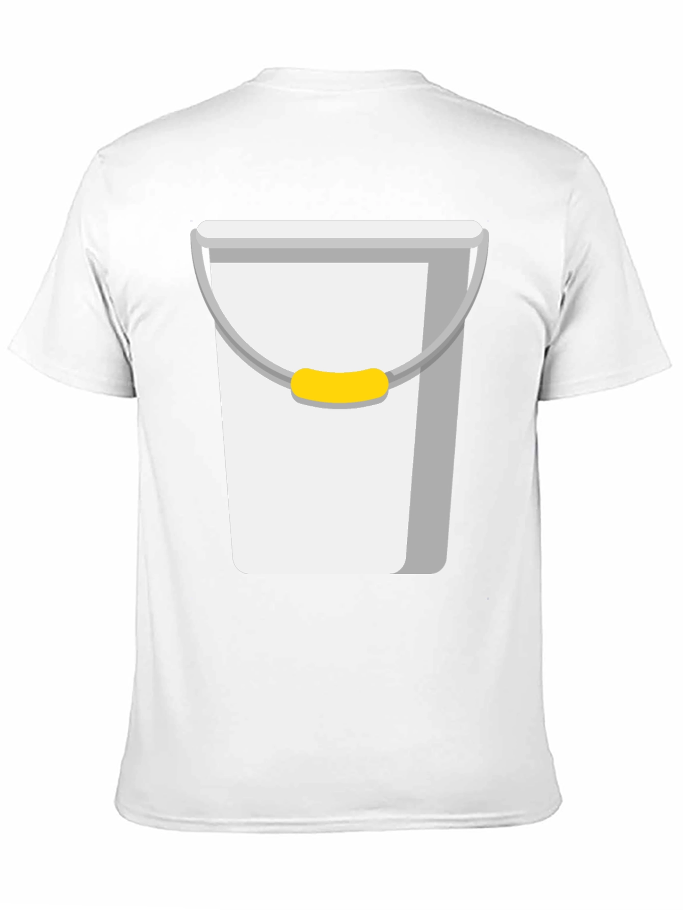 Black Novelty Bucket Graphic Tee - Quirky Casual Wear view 11