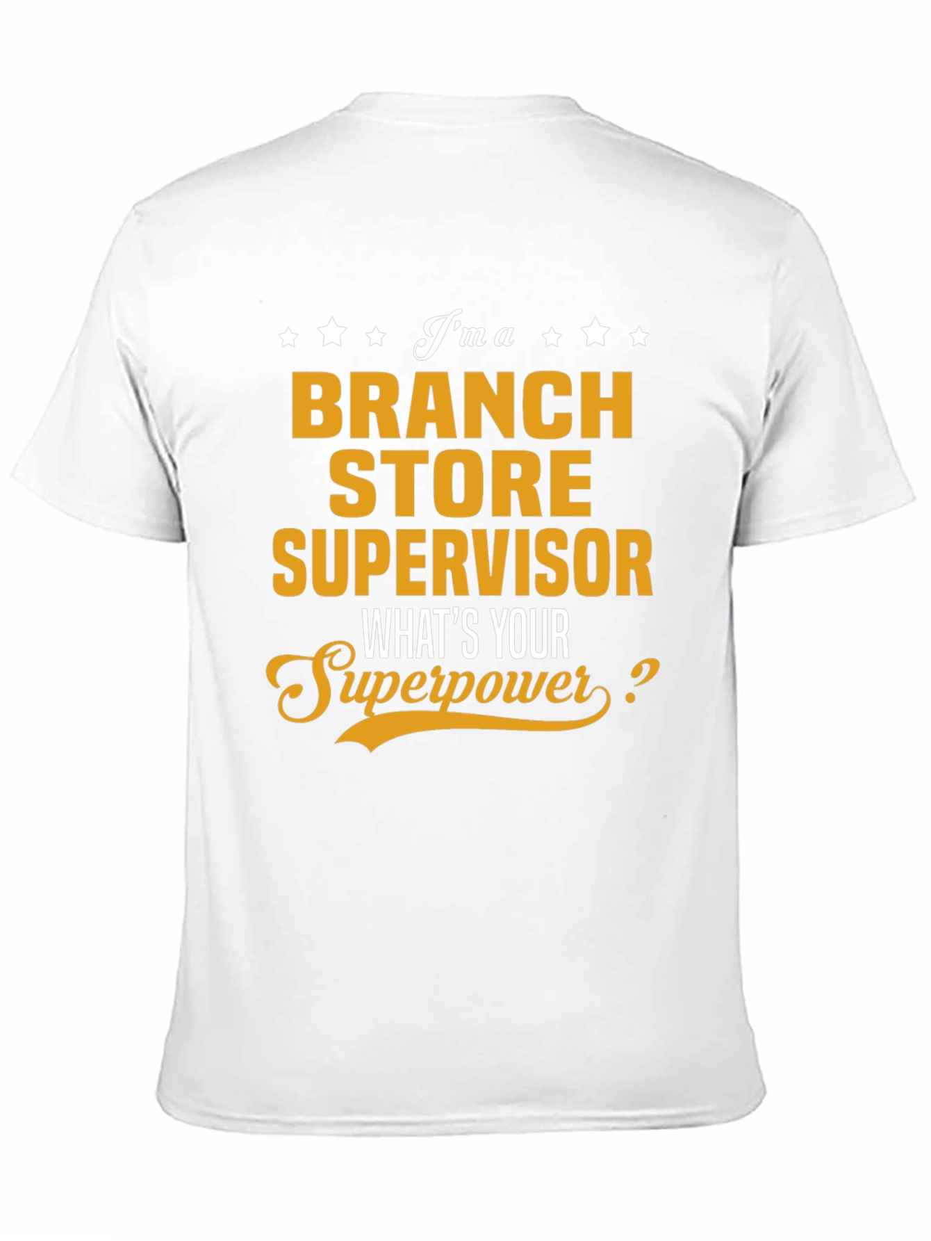 Black Branch Store Supervisor Superpower T-Shirt view 11