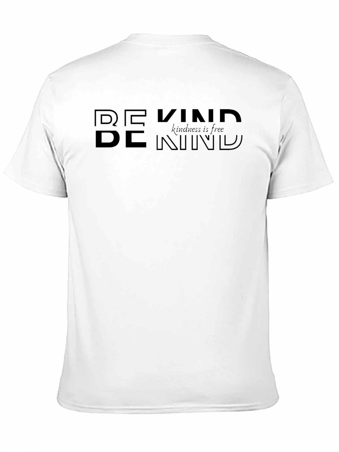 Black Be Kind Graphic Tee - Kindness is Free view 11